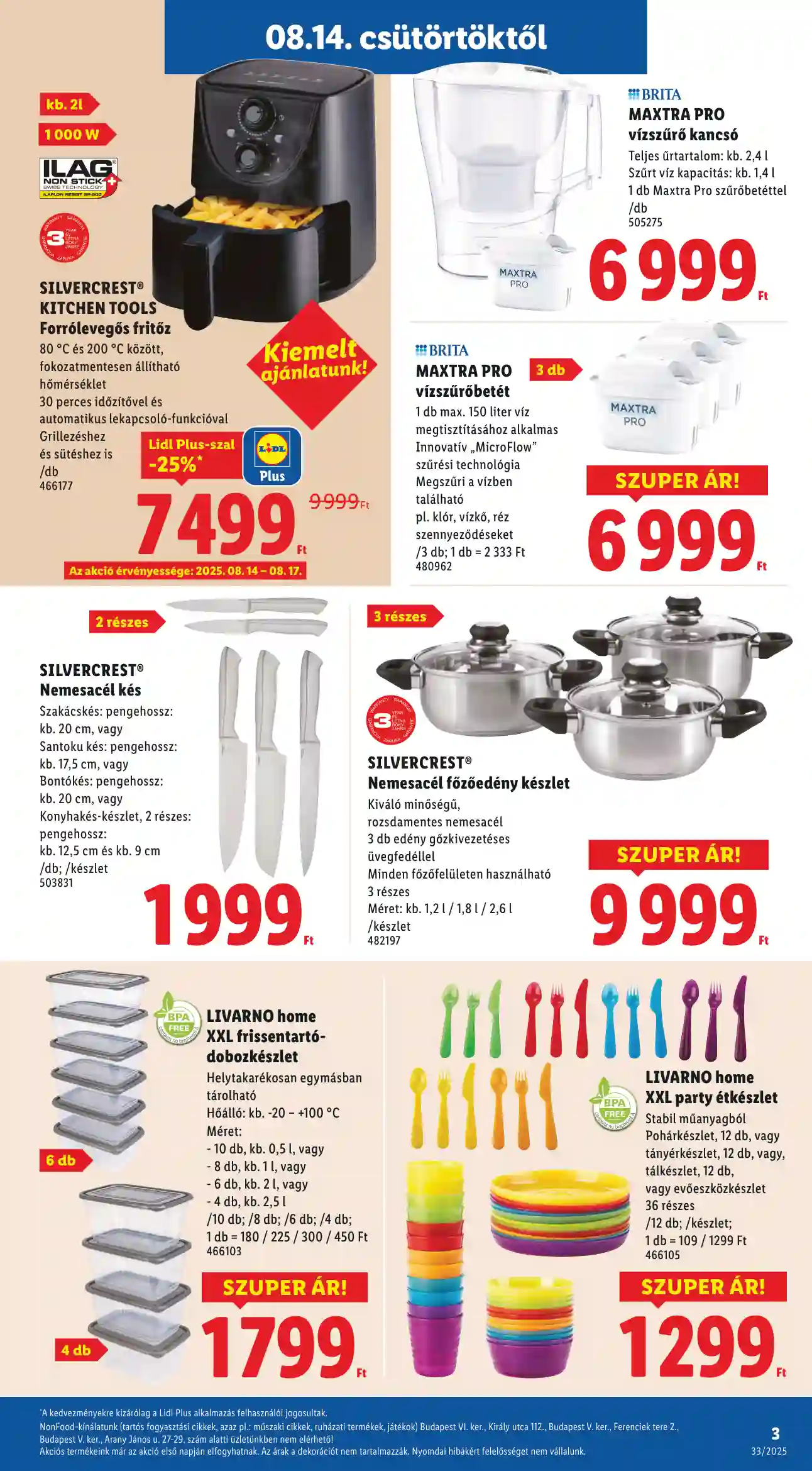 Lidl akciós újság 33. hét (Érvényes 08.14-től) (12 oldal)