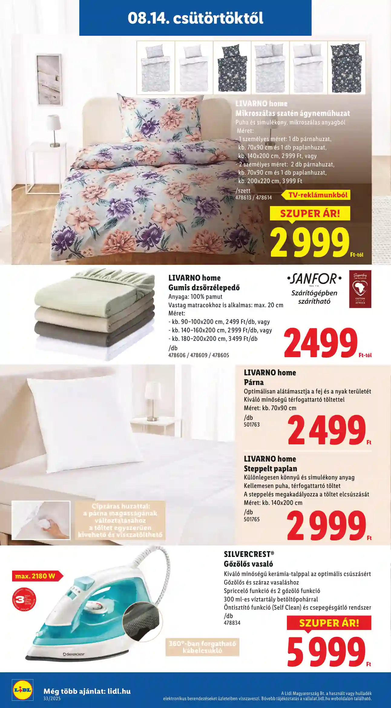 Lidl akciós újság 33. hét (Érvényes 08.14-től) (13 oldal)