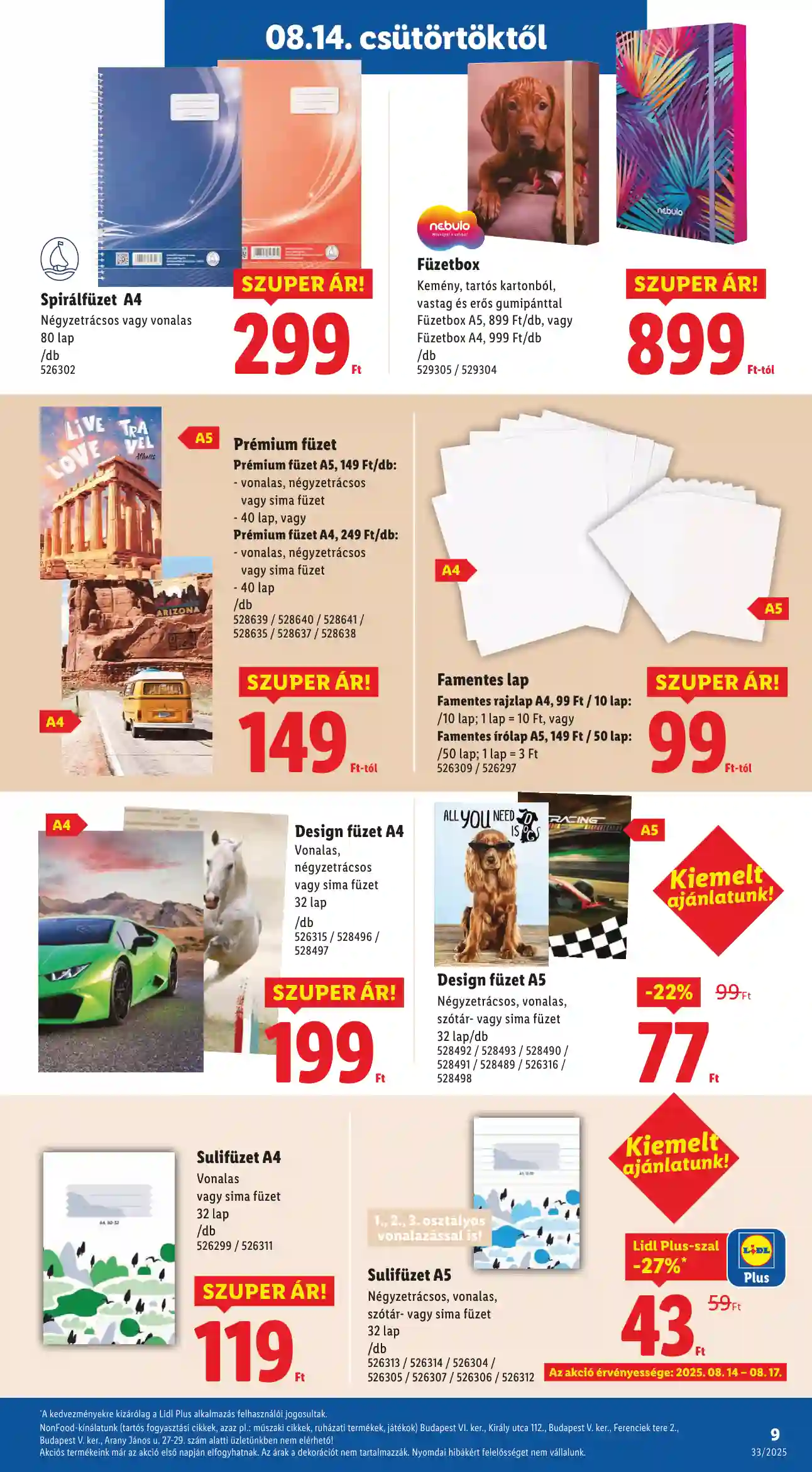 Lidl akciós újság 33. hét (Érvényes 08.14-től) (18 oldal)
