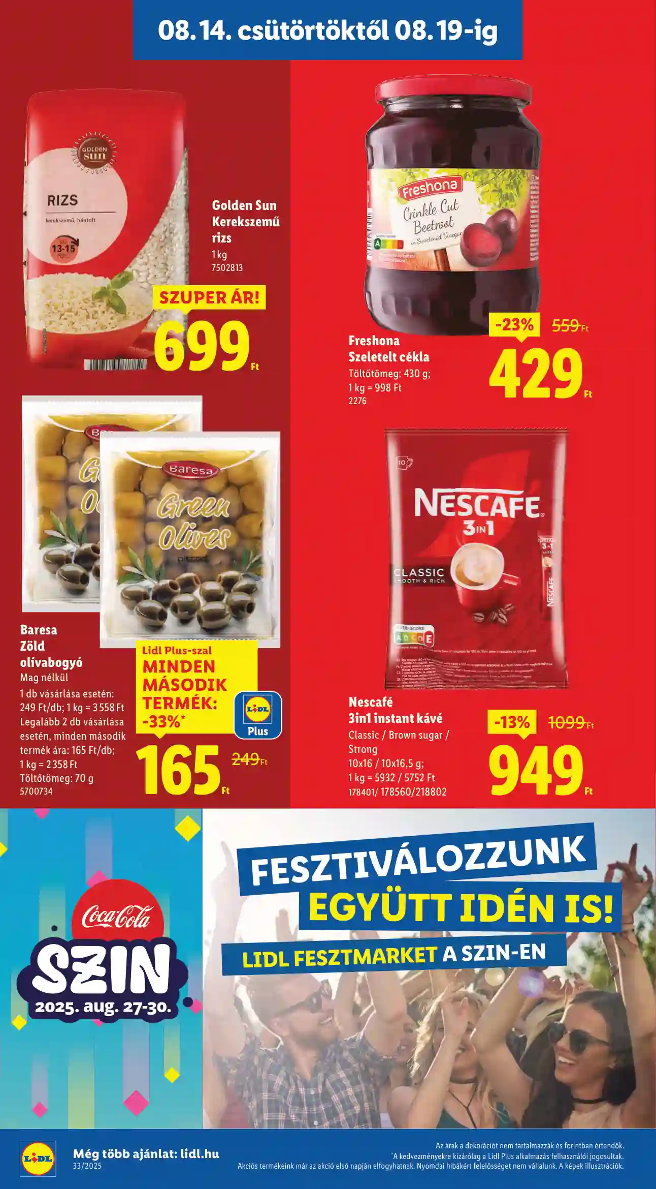 Lidl akciós újság 33. hét (Érvényes 08.14-től) (4 oldal)