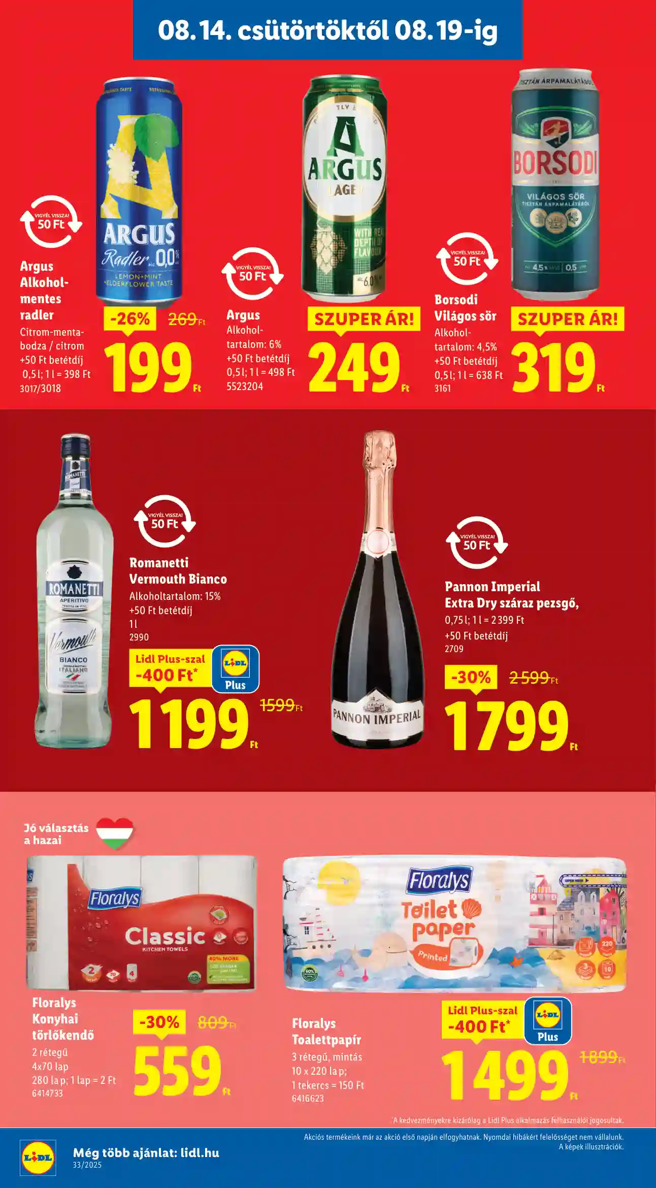 Lidl akciós újság 33. hét (Érvényes 08.14-től) (6 oldal)