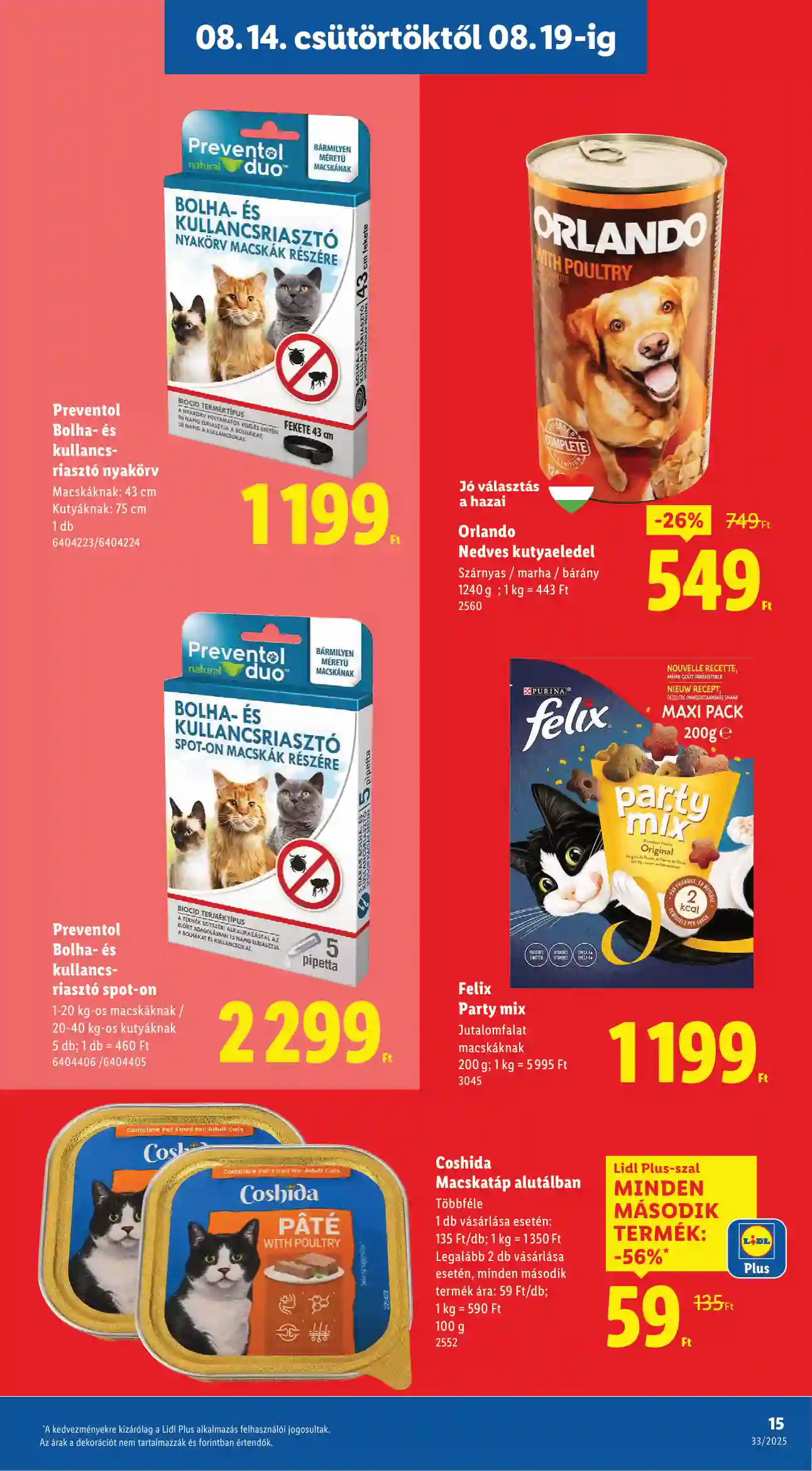 Lidl akciós újság 33. hét (Érvényes 08.14-től) (7 oldal)