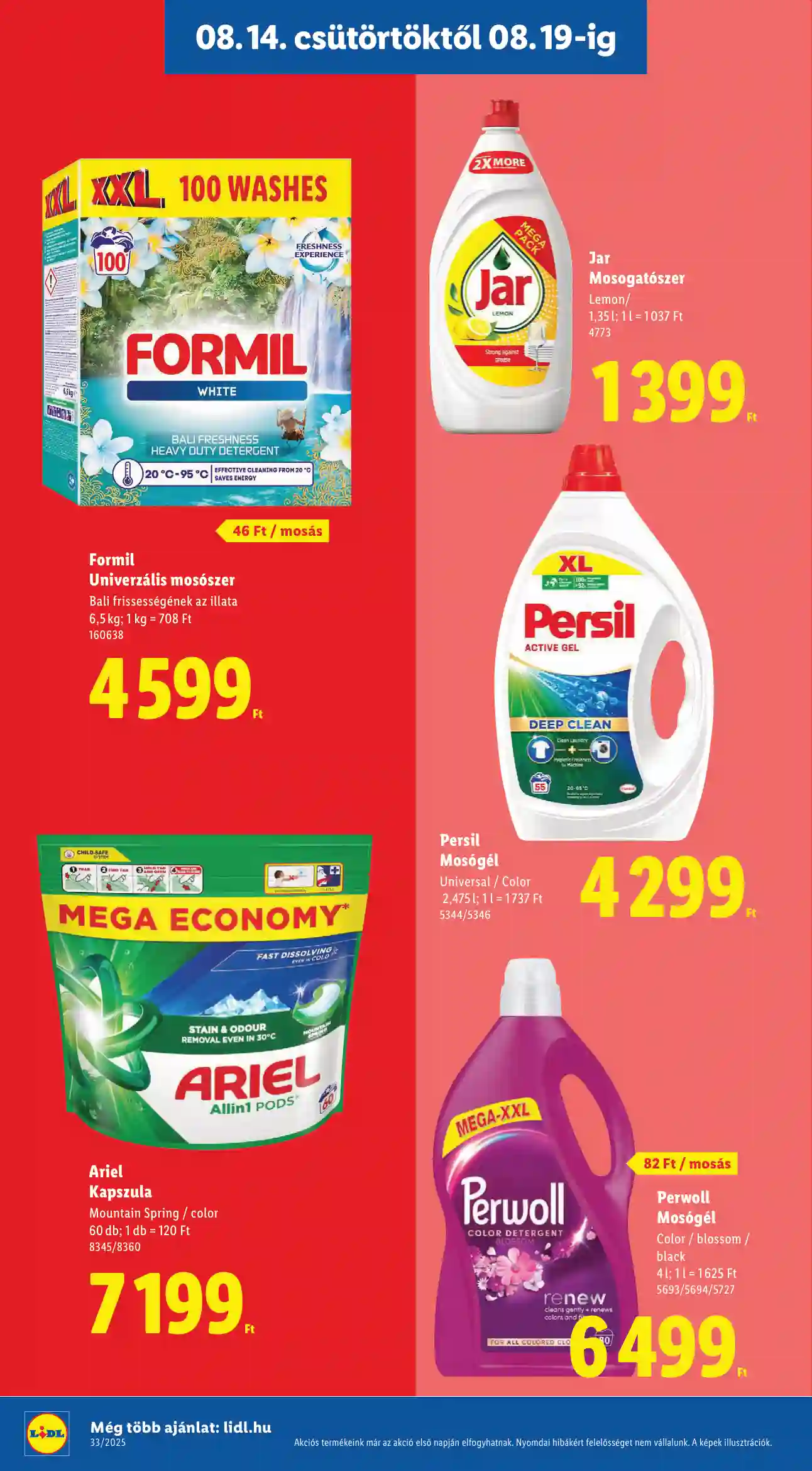 Lidl akciós újság 33. hét (Érvényes 08.14-től) (8 oldal)