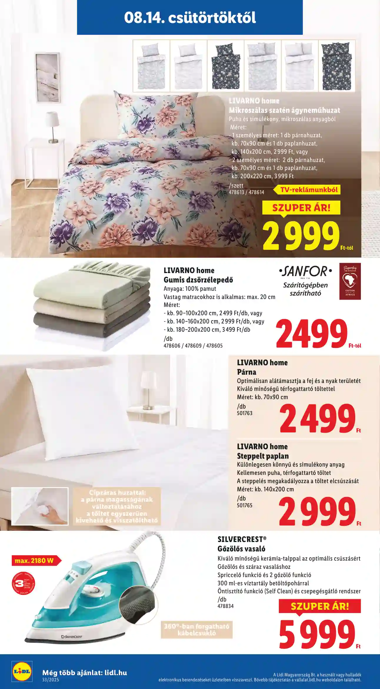 Lidl akciós újság 33. hét (Érvényes 08.14-től) (23 oldal)