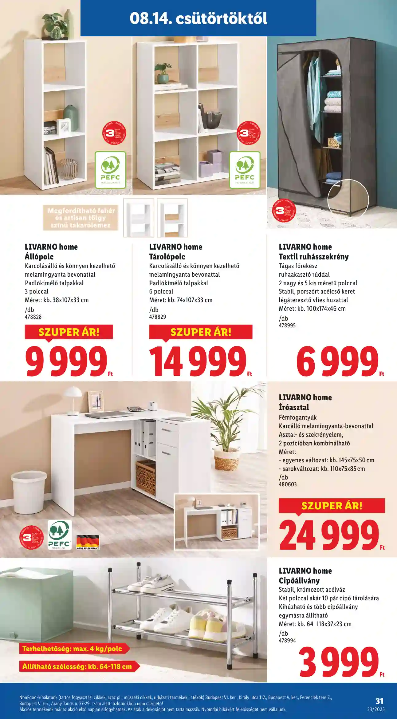 Lidl akciós újság 33. hét (Érvényes 08.14-től) (25 oldal)