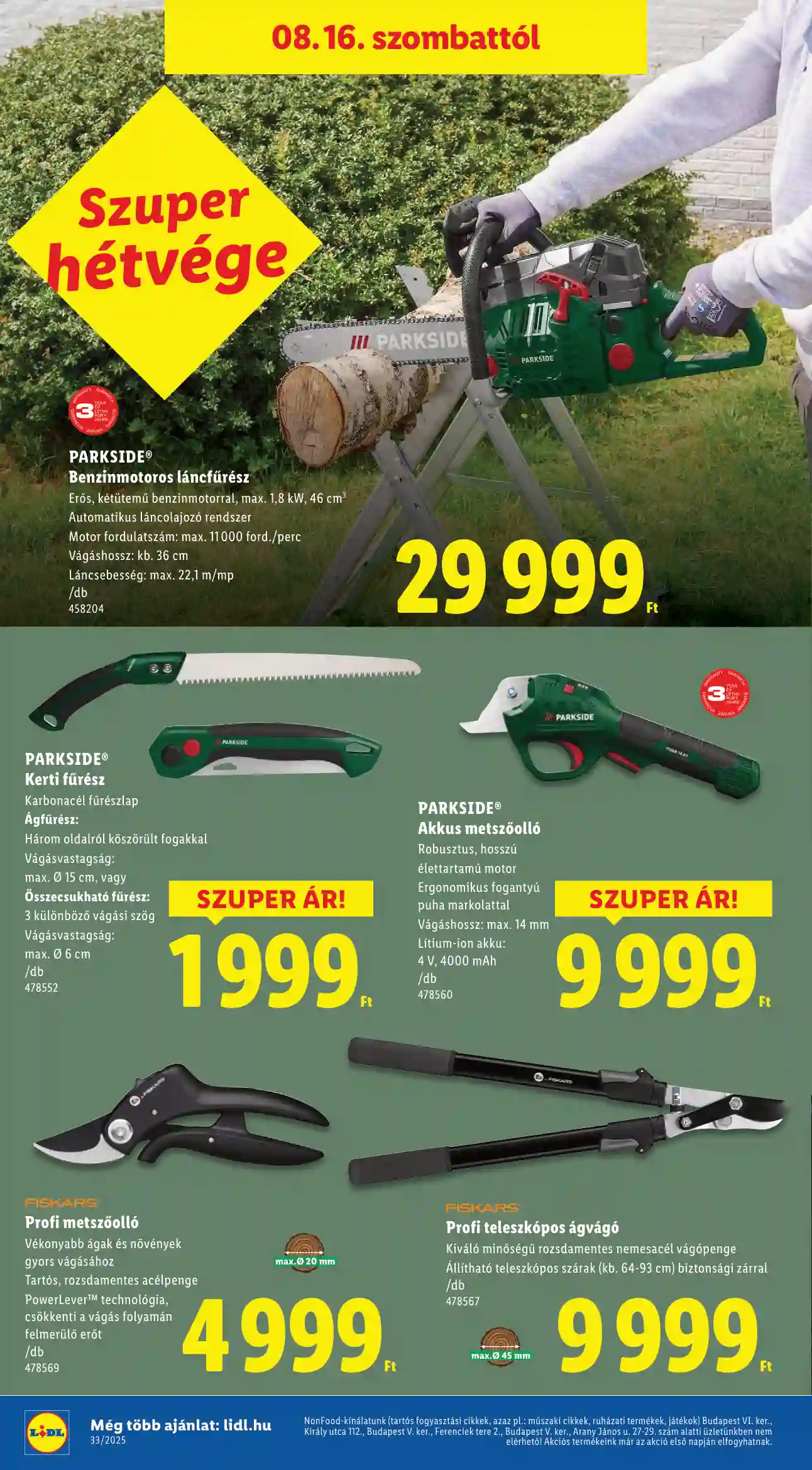 Lidl akciós újság 33. hét (Érvényes 08.14-től) (39 oldal)