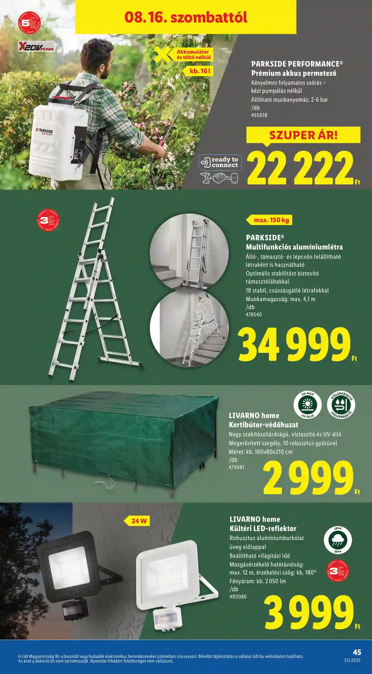 Lidl akciós újság 33. hét (Érvényes 08.14-től) (40 oldal)