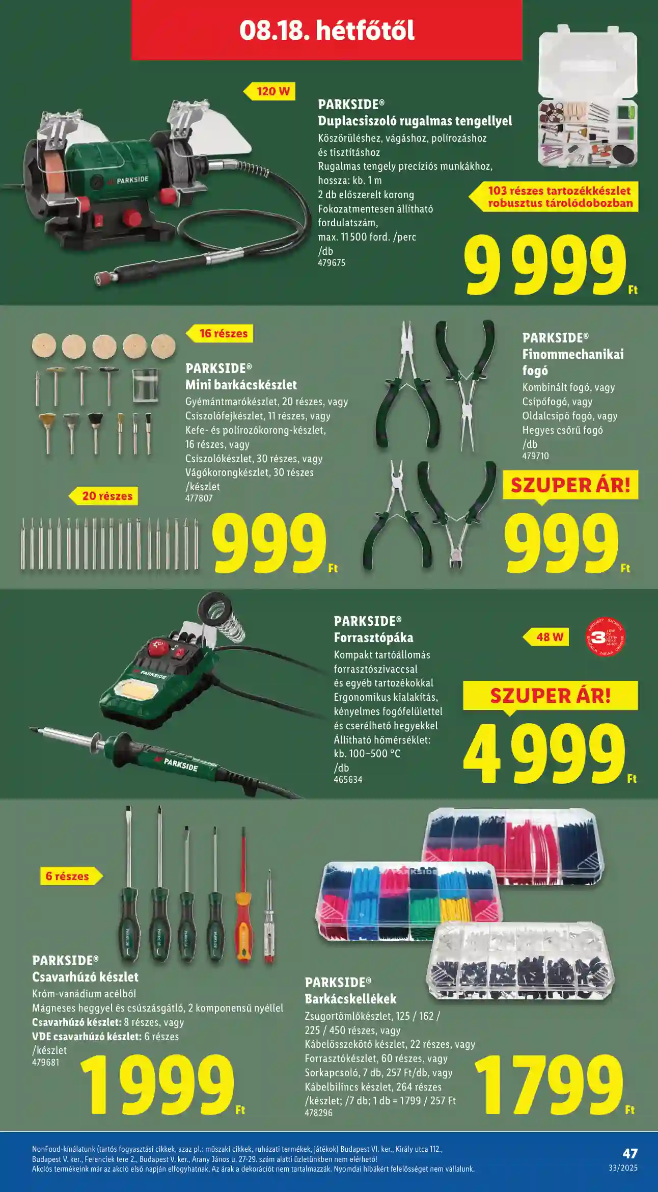 Lidl akciós újság 33. hét (Érvényes 08.14-től) (42 oldal)