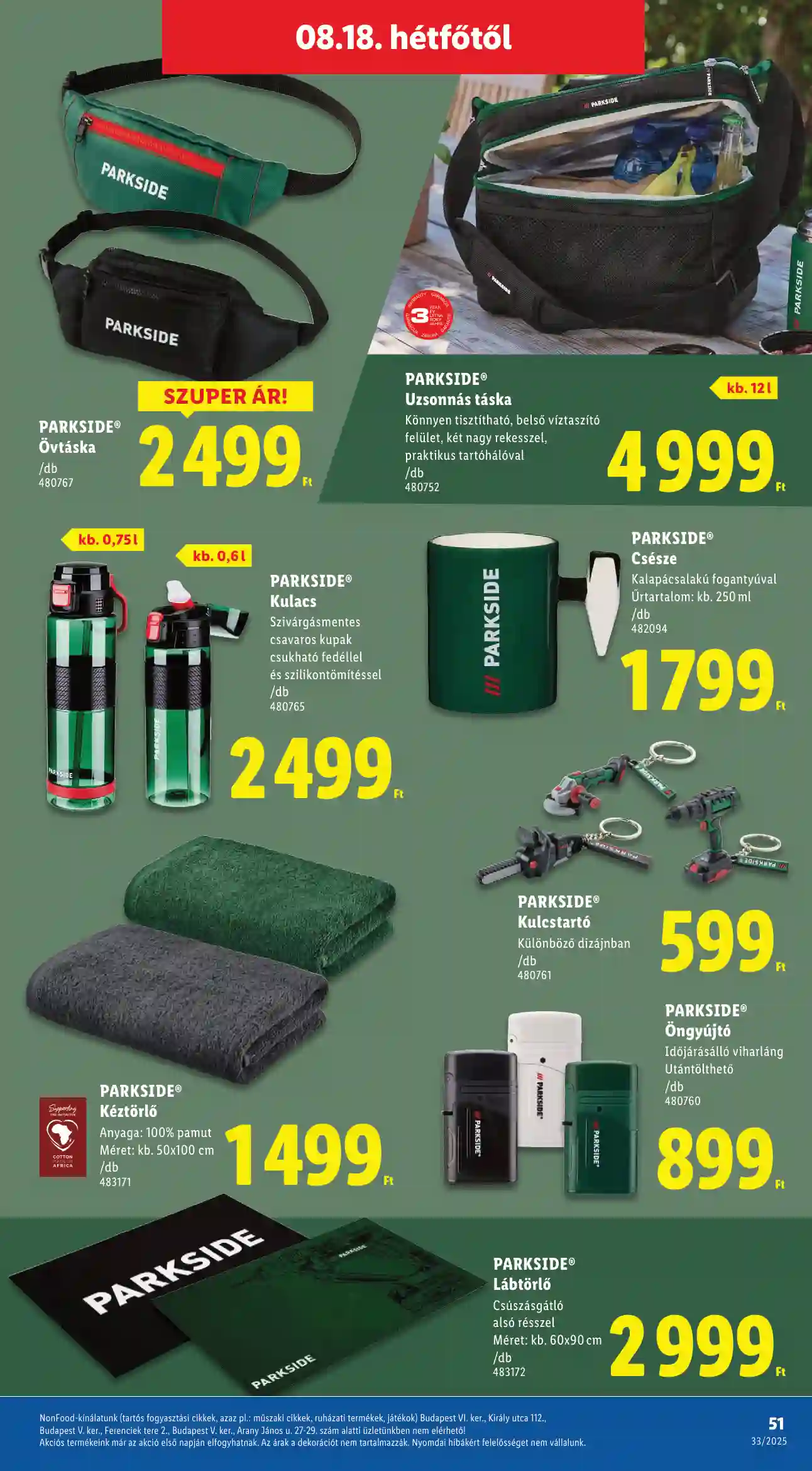 Lidl akciós újság 33. hét (Érvényes 08.14-től) (47 oldal)