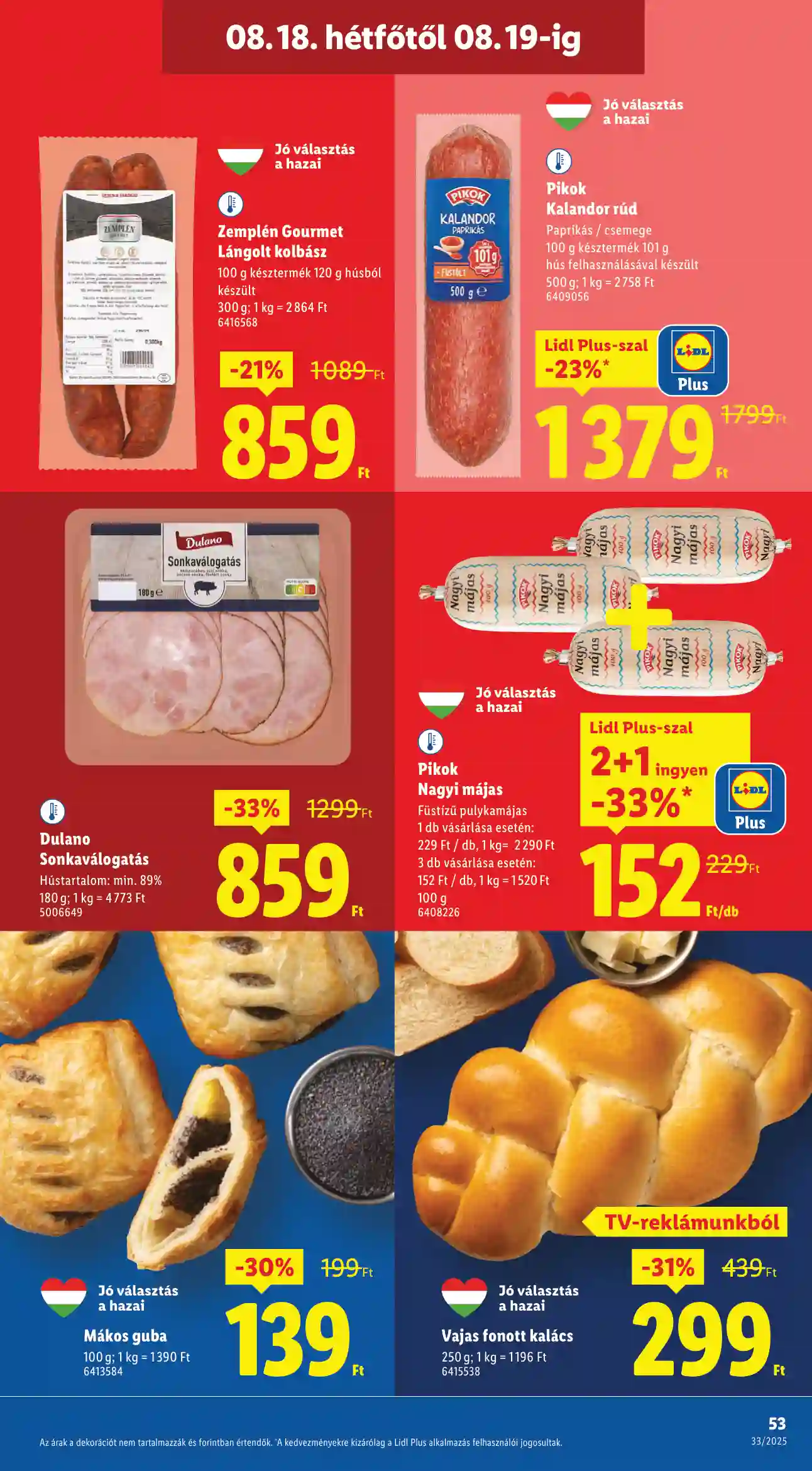 Lidl akciós újság 33. hét (Érvényes 08.14-től) (49 oldal)