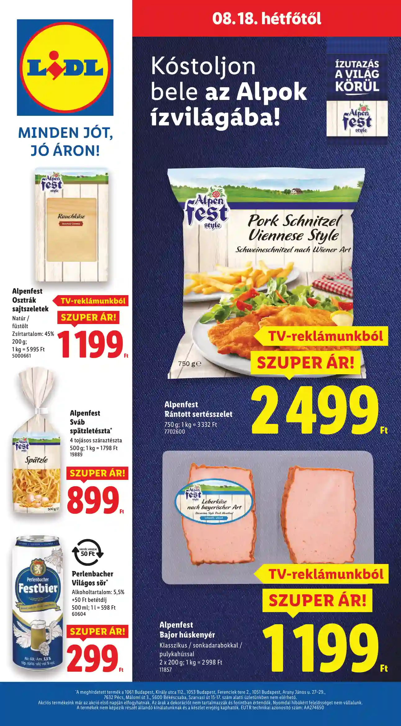 Lidl akciós újság 33. hét (Érvényes 08.14-től) (61 oldal)