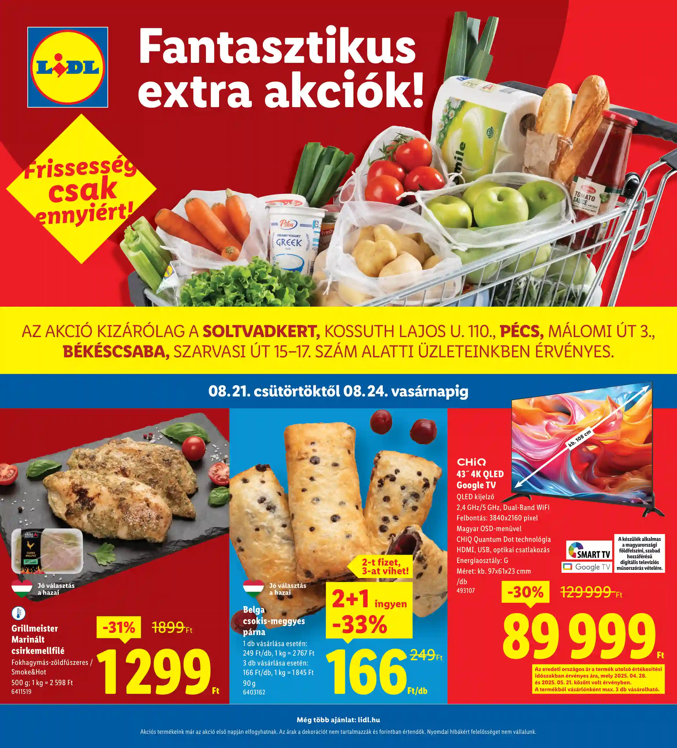 LIDL Regionális akciók 34.hét