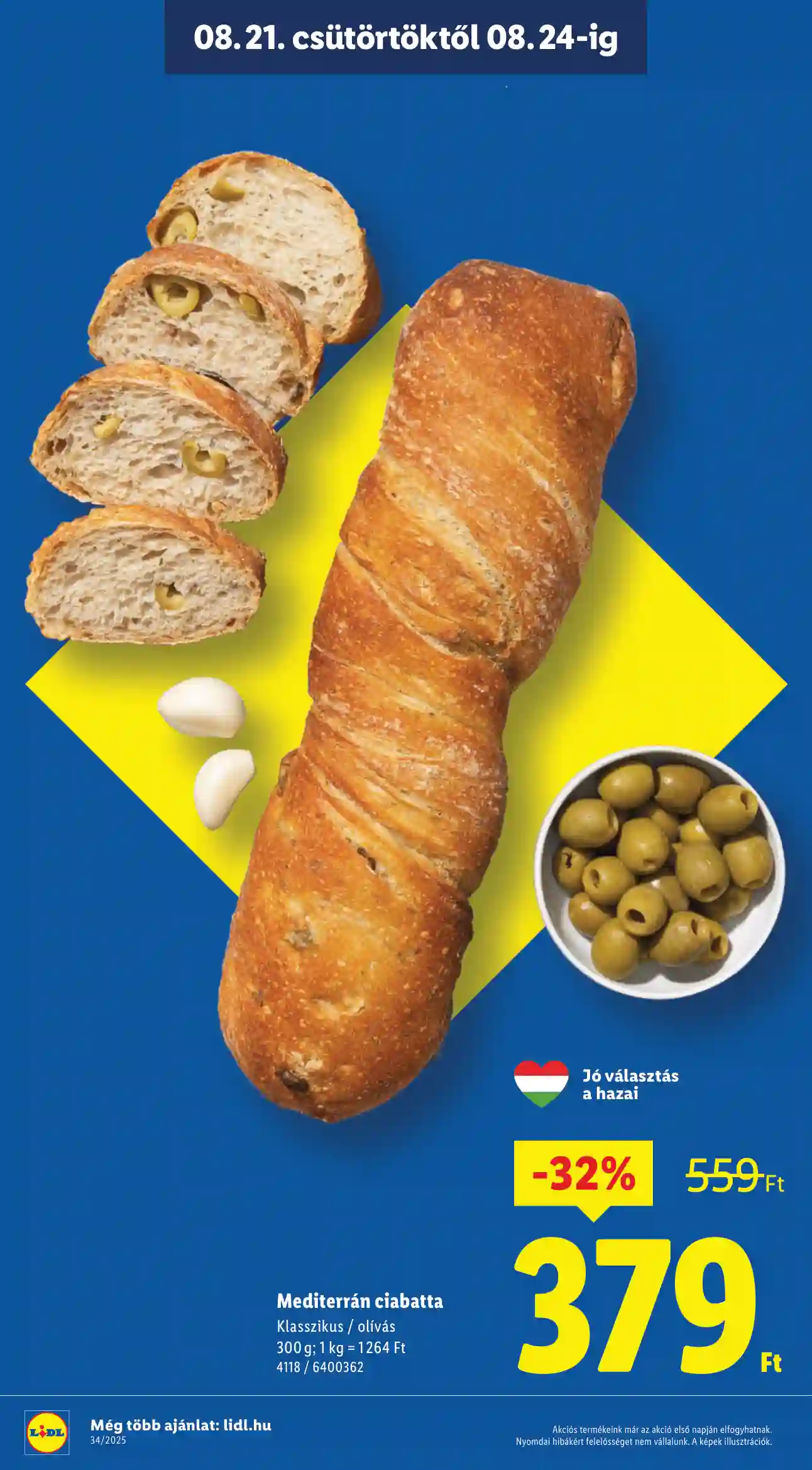 Lidl akciós újság 34. hét (Érvényes 08.21-től) (2 oldal)