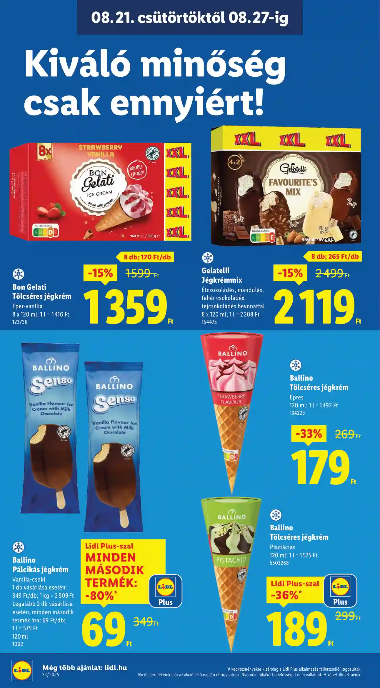 Lidl akciós újság 34. hét (Érvényes 08.21-től) (4 oldal)