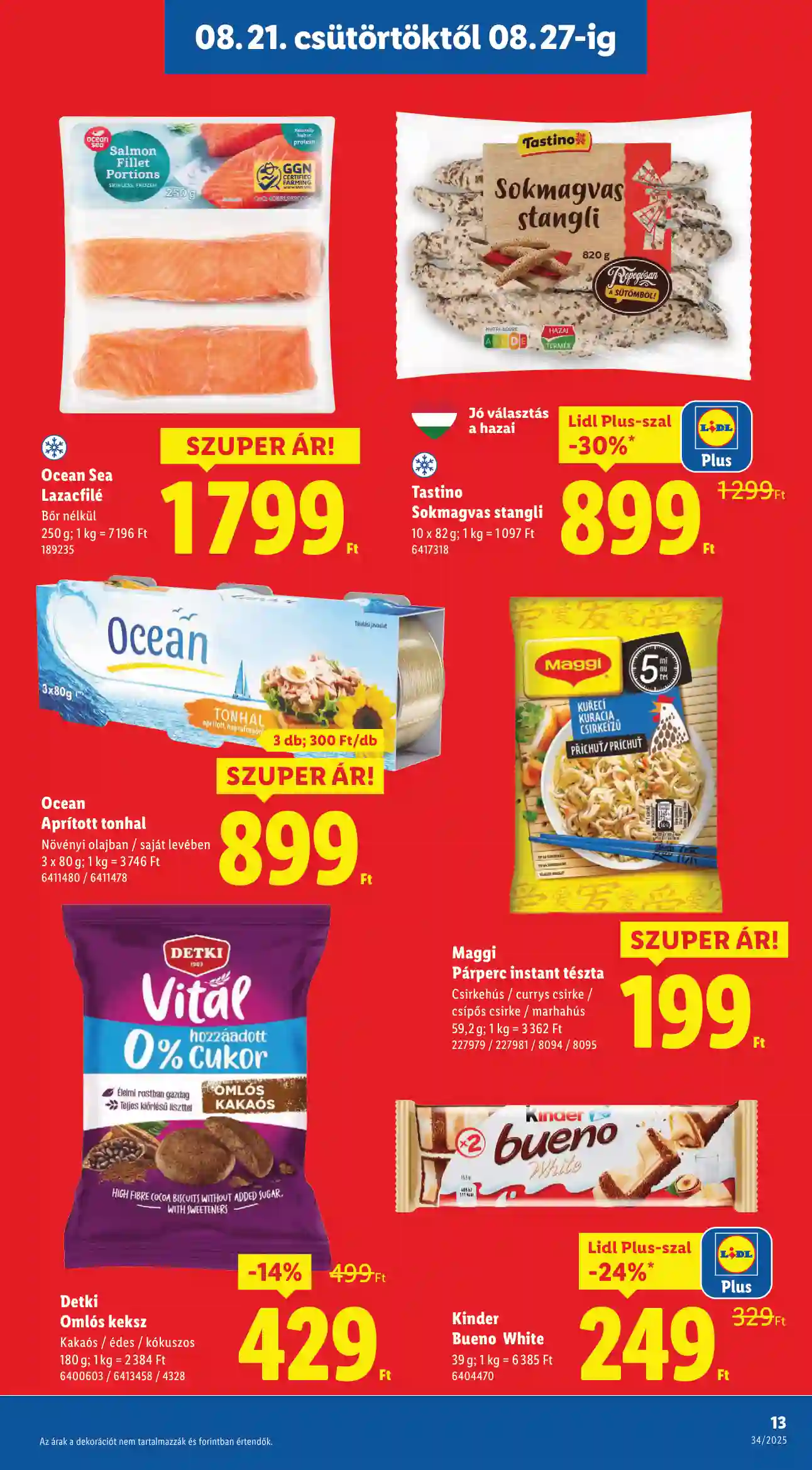 Lidl akciós újság 34. hét (Érvényes 08.21-től) (5 oldal)