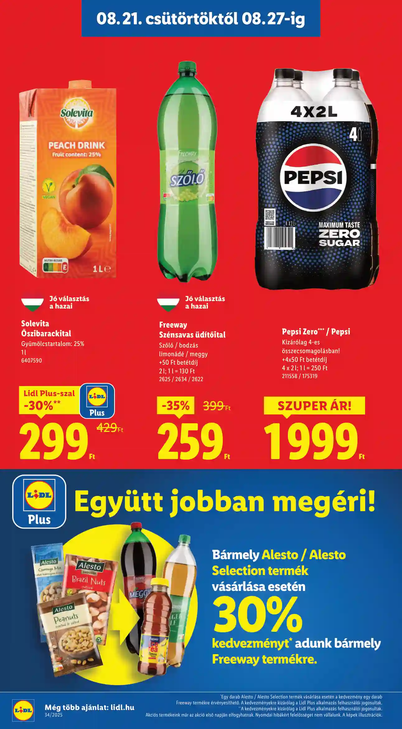 Lidl akciós újság 34. hét (Érvényes 08.21-től) (6 oldal)