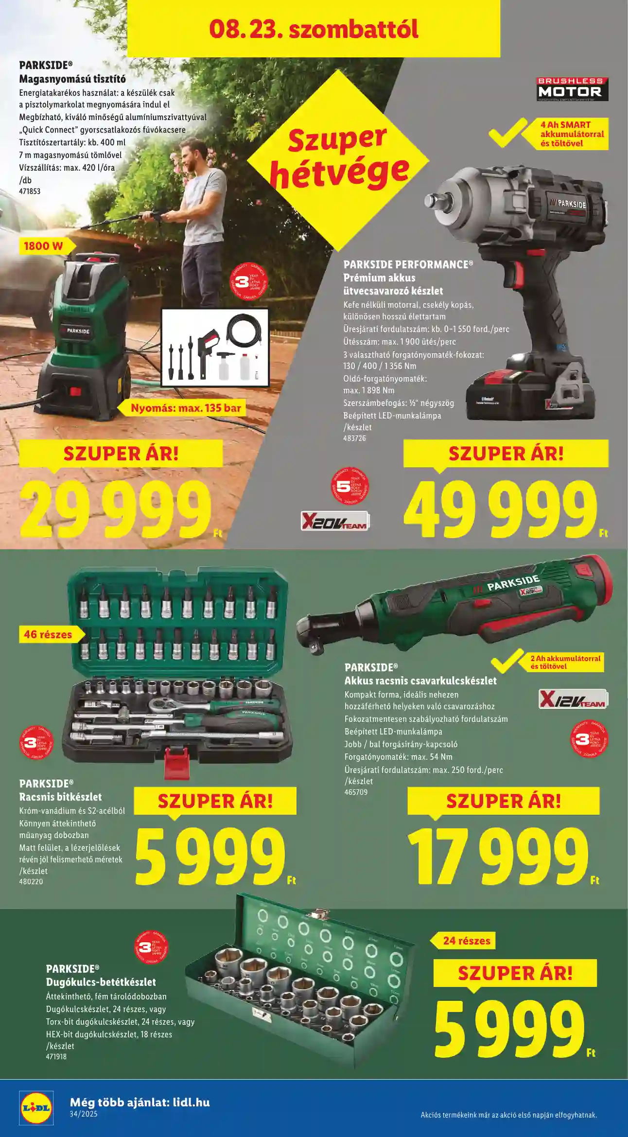 Lidl akciós újság 34. hét (Érvényes 08.21-től) (41 oldal)
