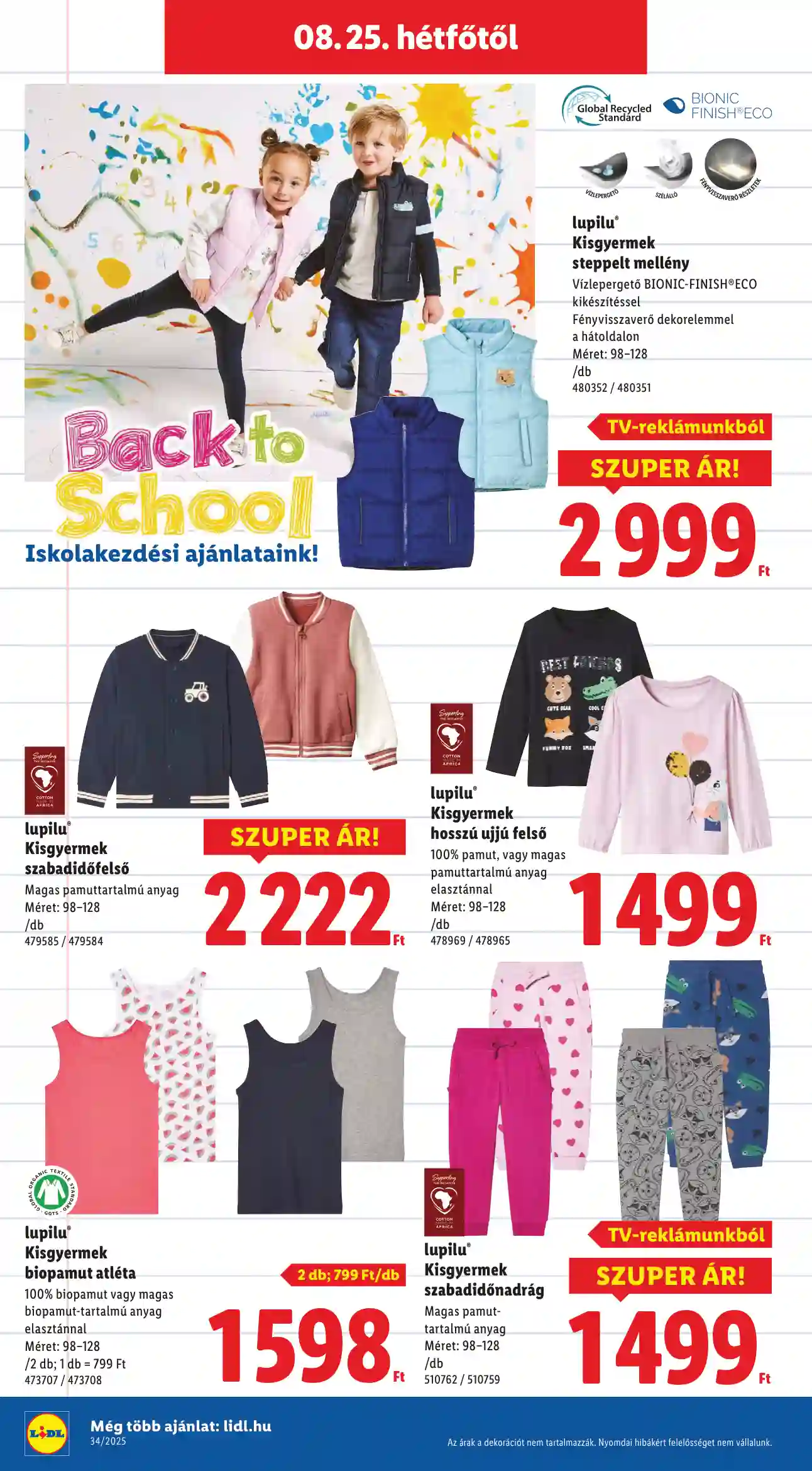 Lidl akciós újság 34. hét (Érvényes 08.21-től) (43 oldal)