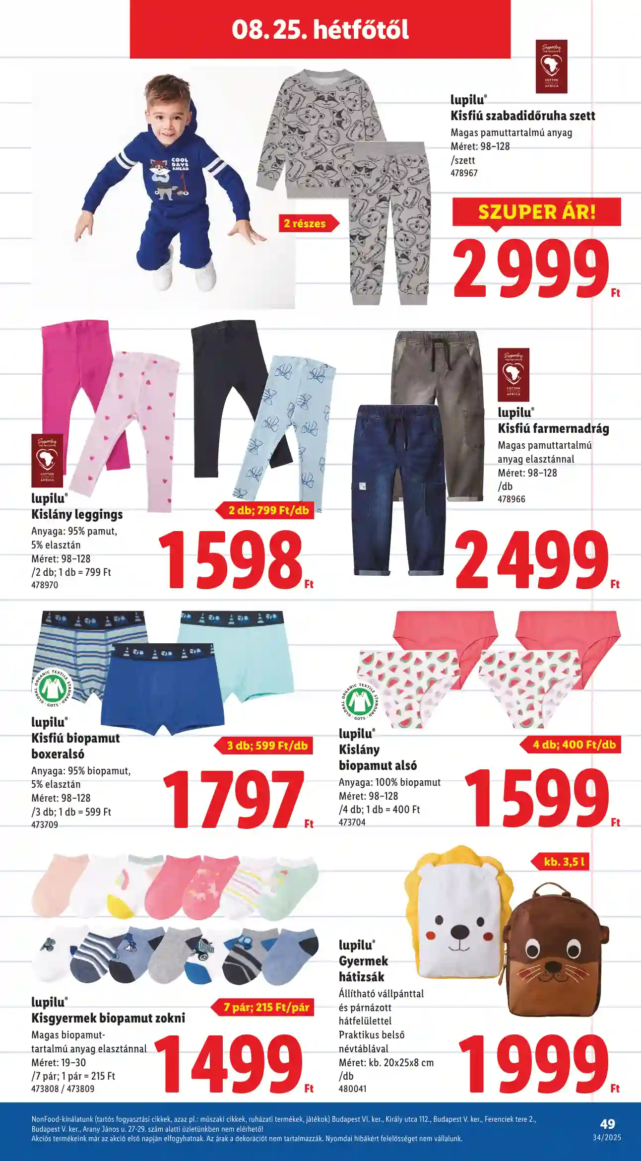 Lidl akciós újság 34. hét (Érvényes 08.21-től) (44 oldal)