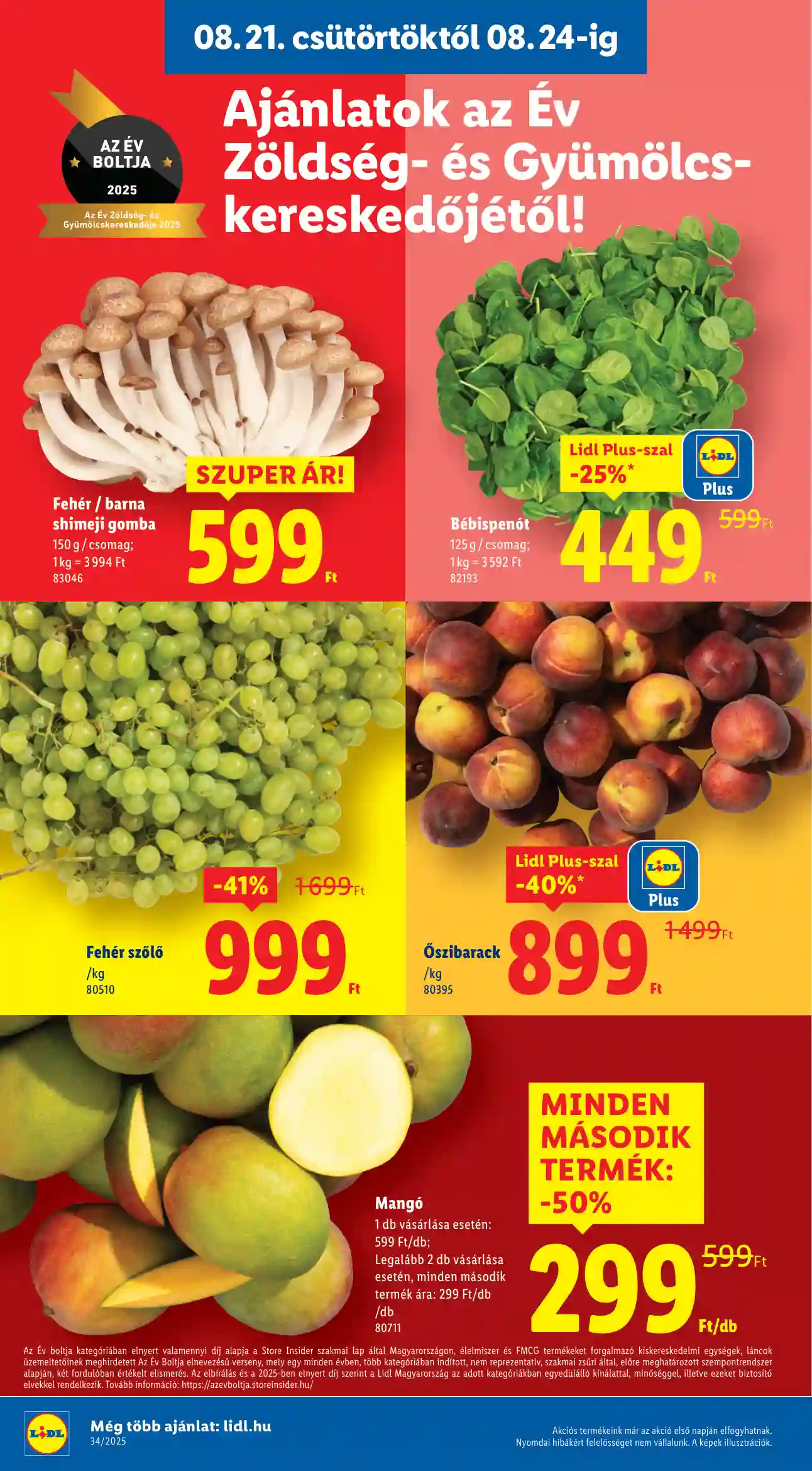Lidl akciós újság 34. hét (Érvényes 08.21-től) (46 oldal)