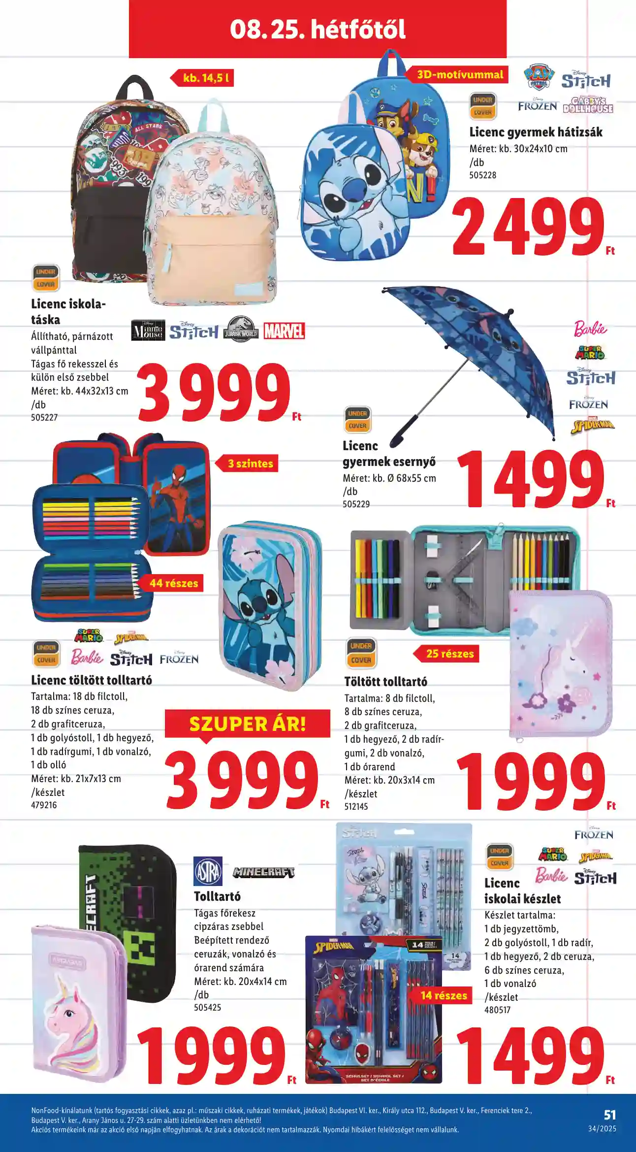 Lidl akciós újság 34. hét (Érvényes 08.21-től) (47 oldal)