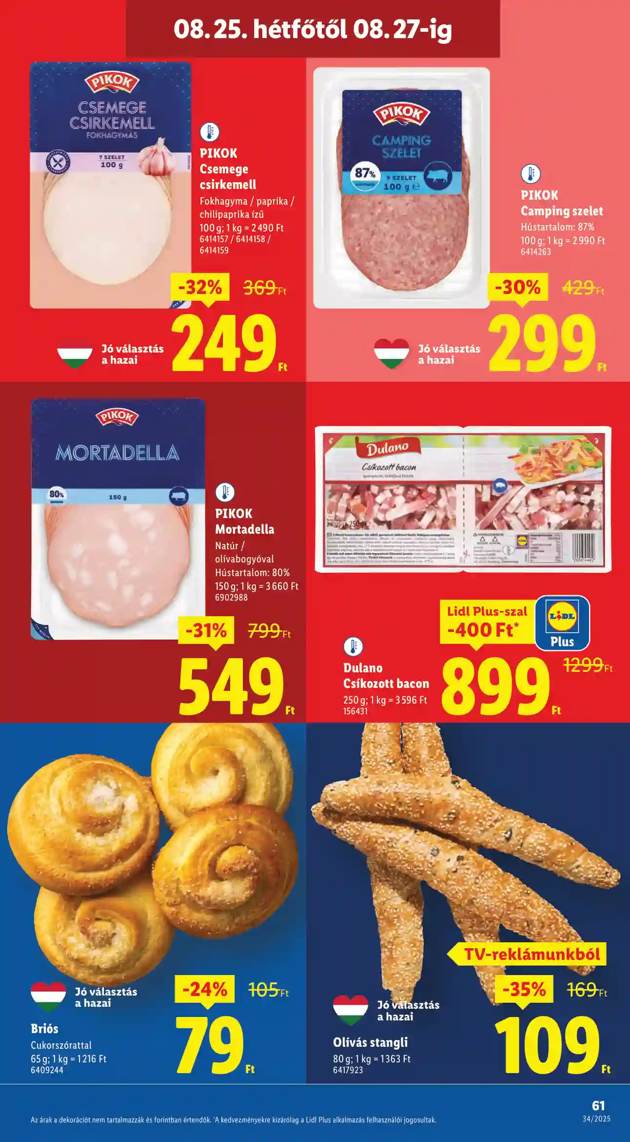 Lidl akciós újság 34. hét (Érvényes 08.21-től) (58 oldal)