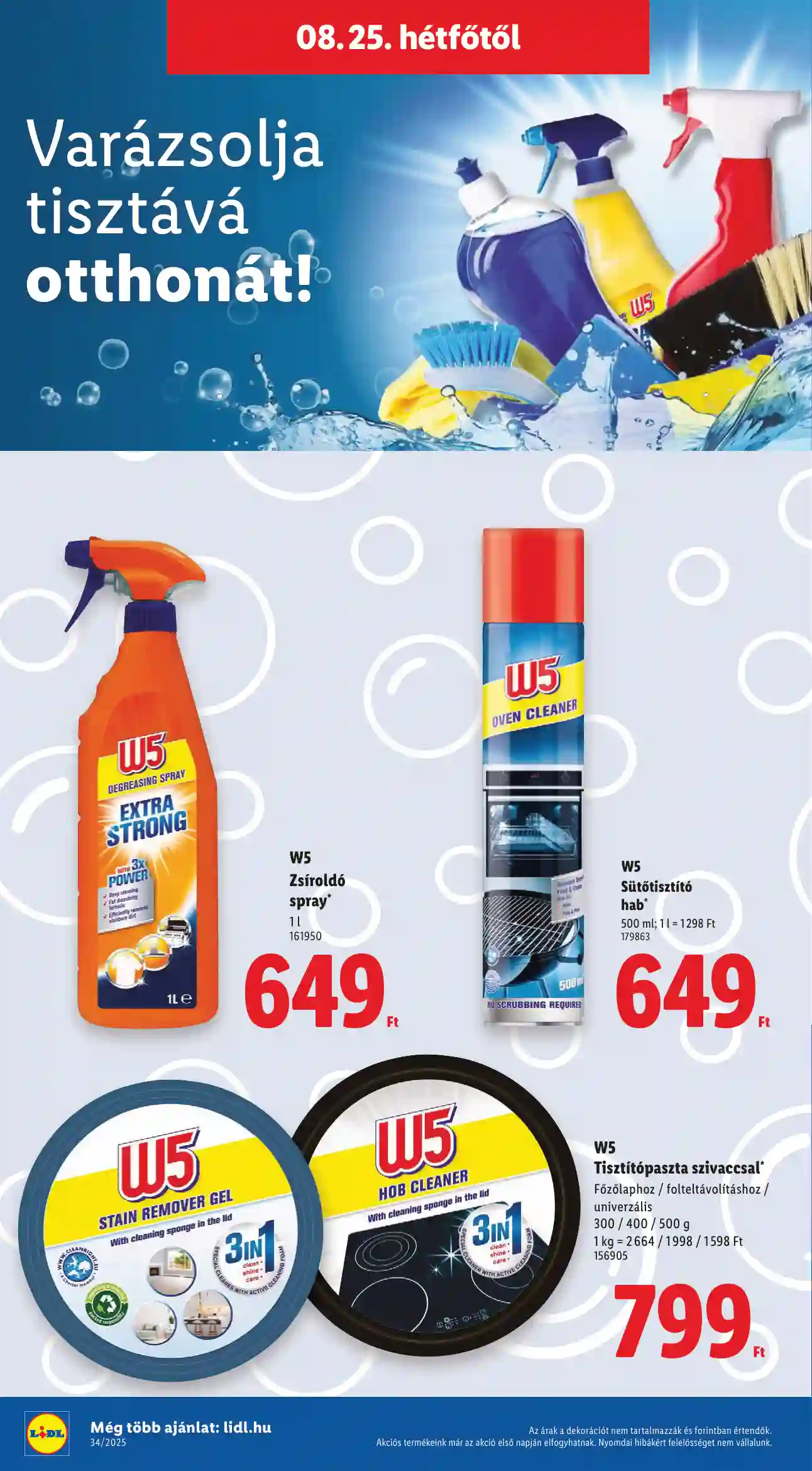 Lidl akciós újság 34. hét (Érvényes 08.21-től) (61 oldal)