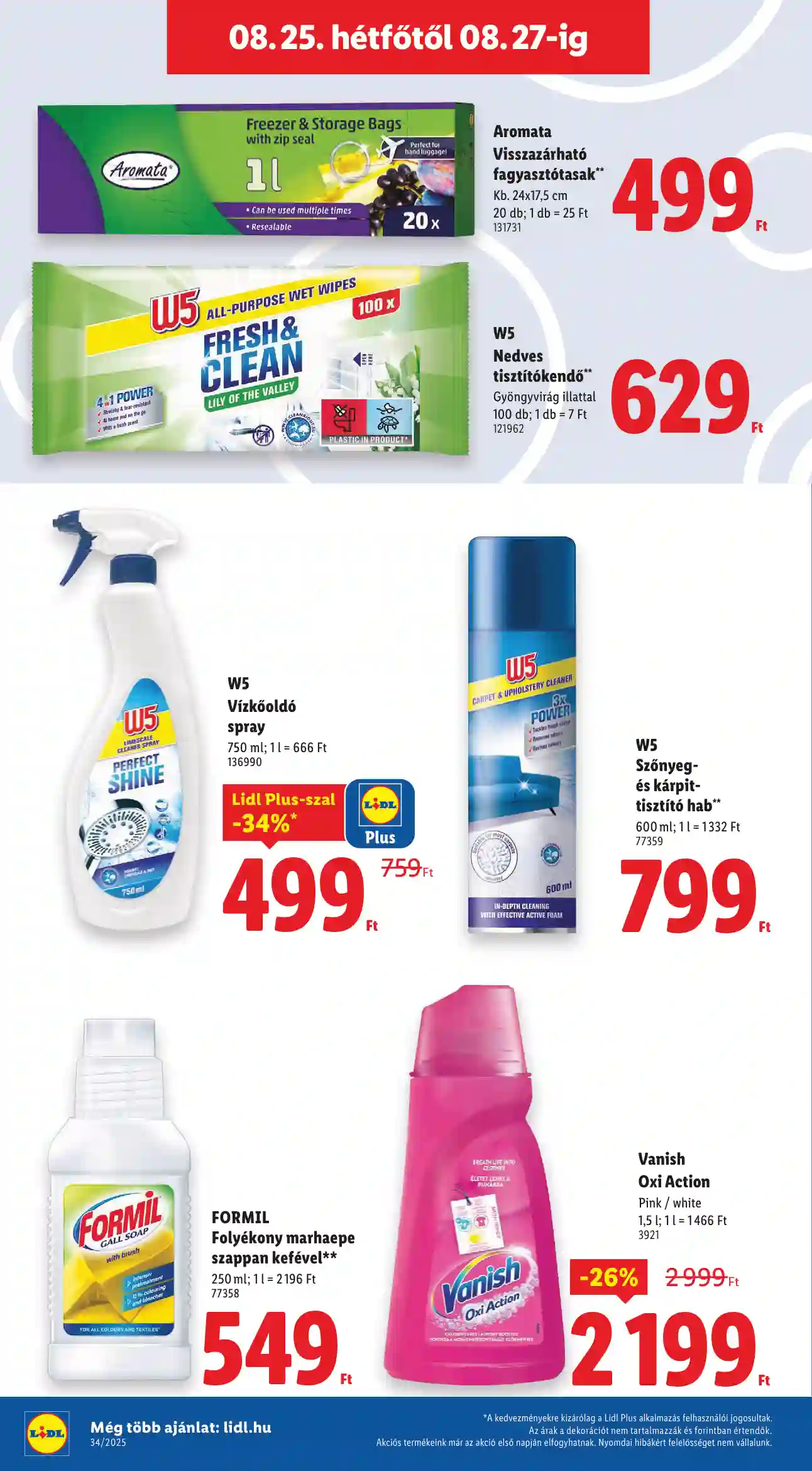 Lidl akciós újság 34. hét (Érvényes 08.21-től) (63 oldal)