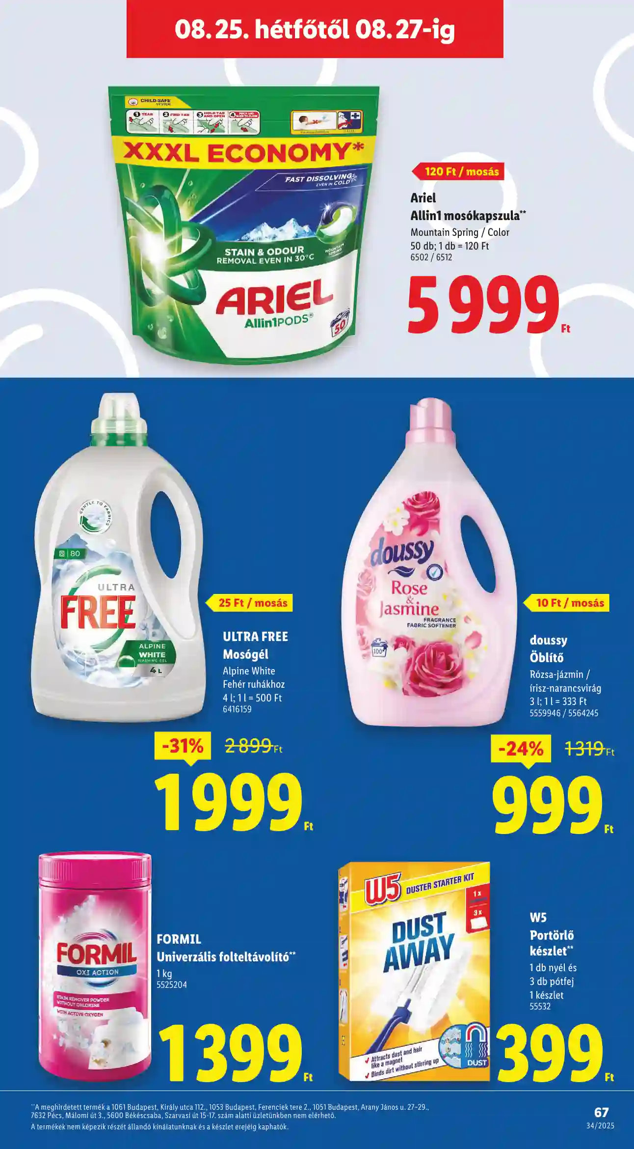 Lidl akciós újság 34. hét (Érvényes 08.21-től) (64 oldal)