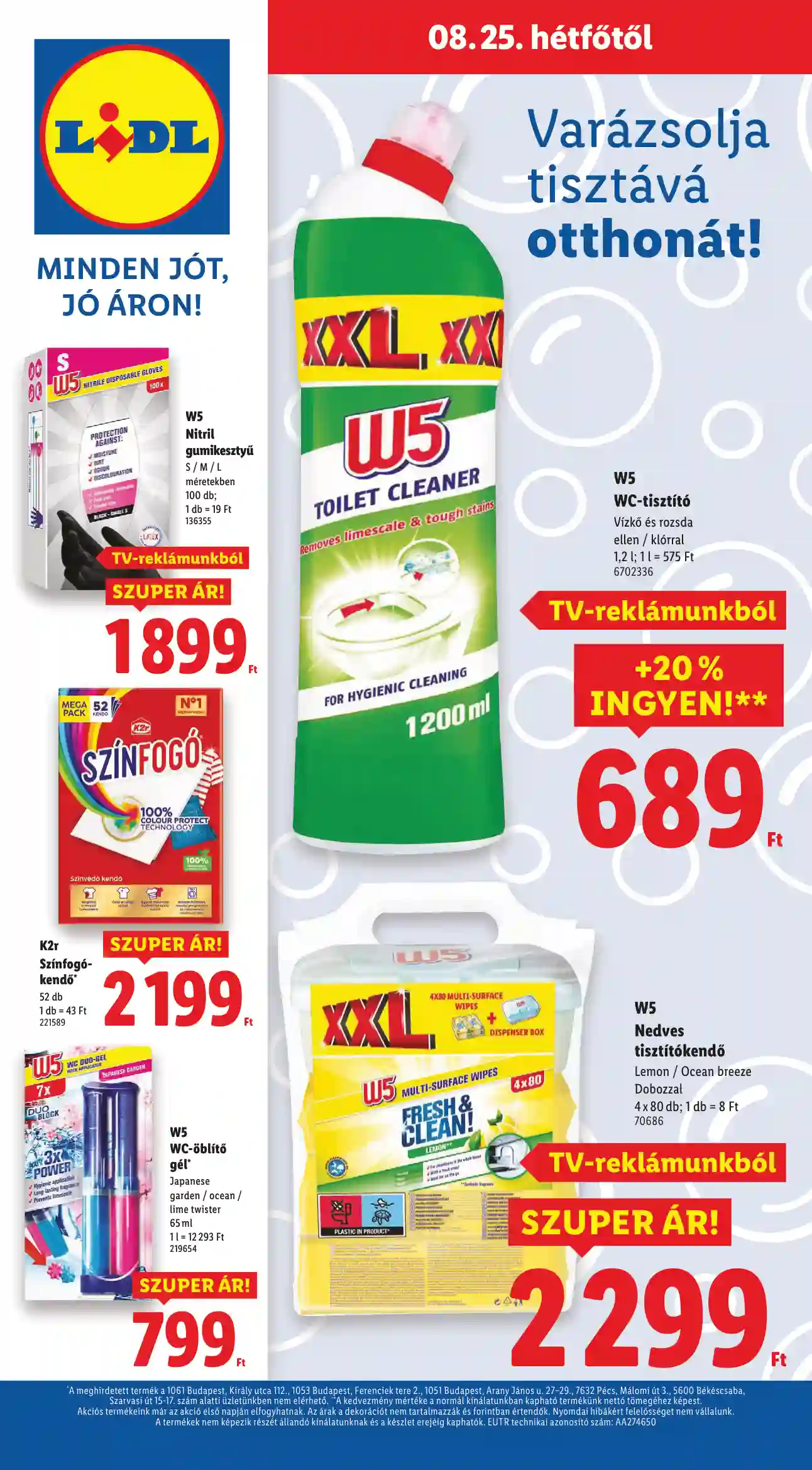 Lidl akciós újság 34. hét (Érvényes 08.21-től) (67 oldal)