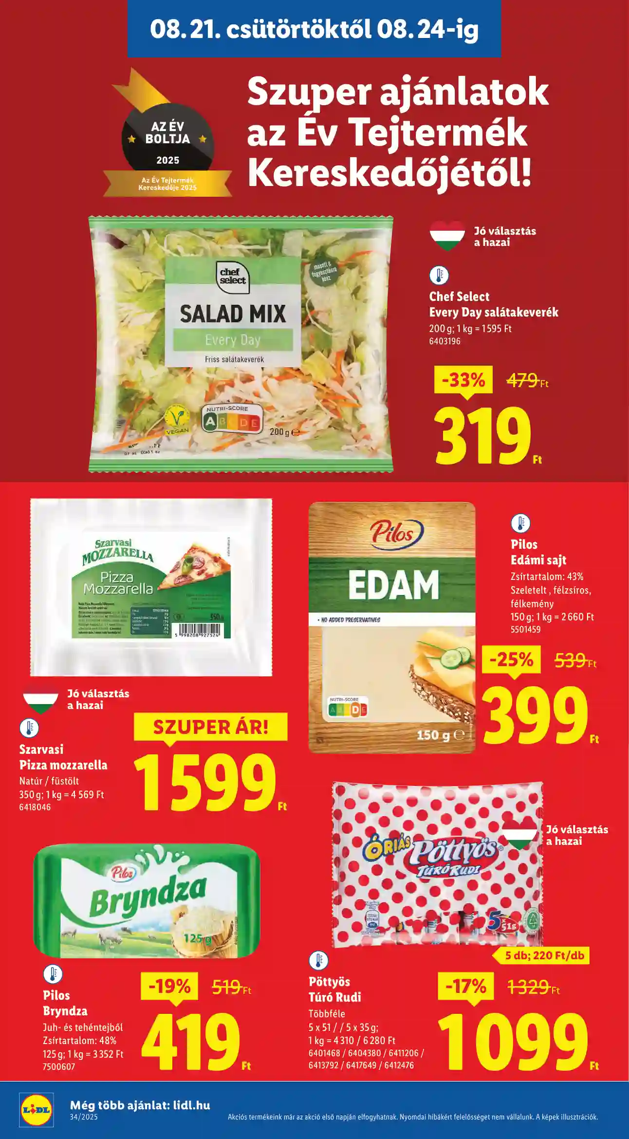 Lidl akciós újság 34. hét (Érvényes 08.21-től) (70 oldal)