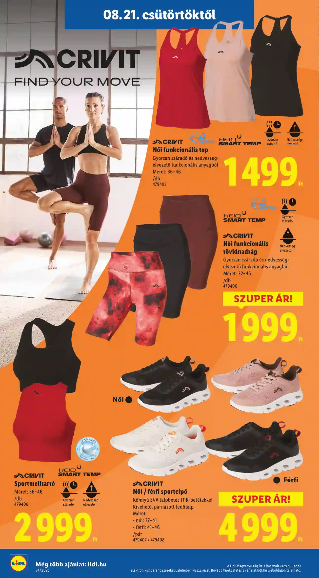 Lidl akciós újság 34. hét (Érvényes 08.21-től) (2 oldal)