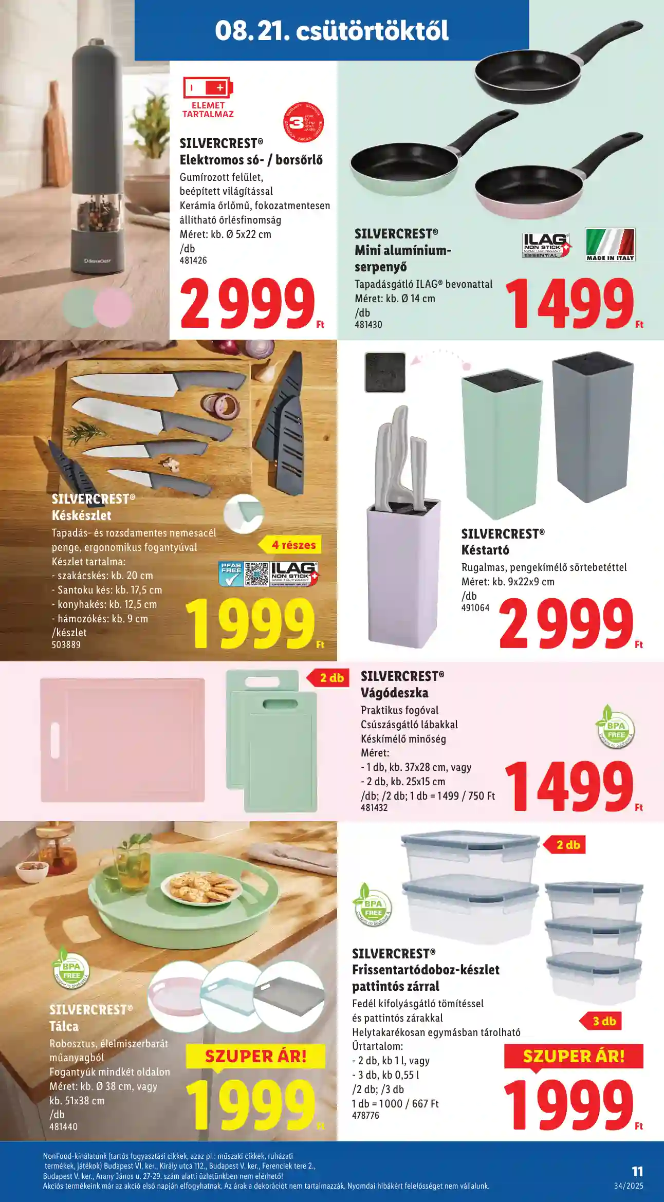 Lidl akciós újság 34. hét (Érvényes 08.21-től) (3 oldal)