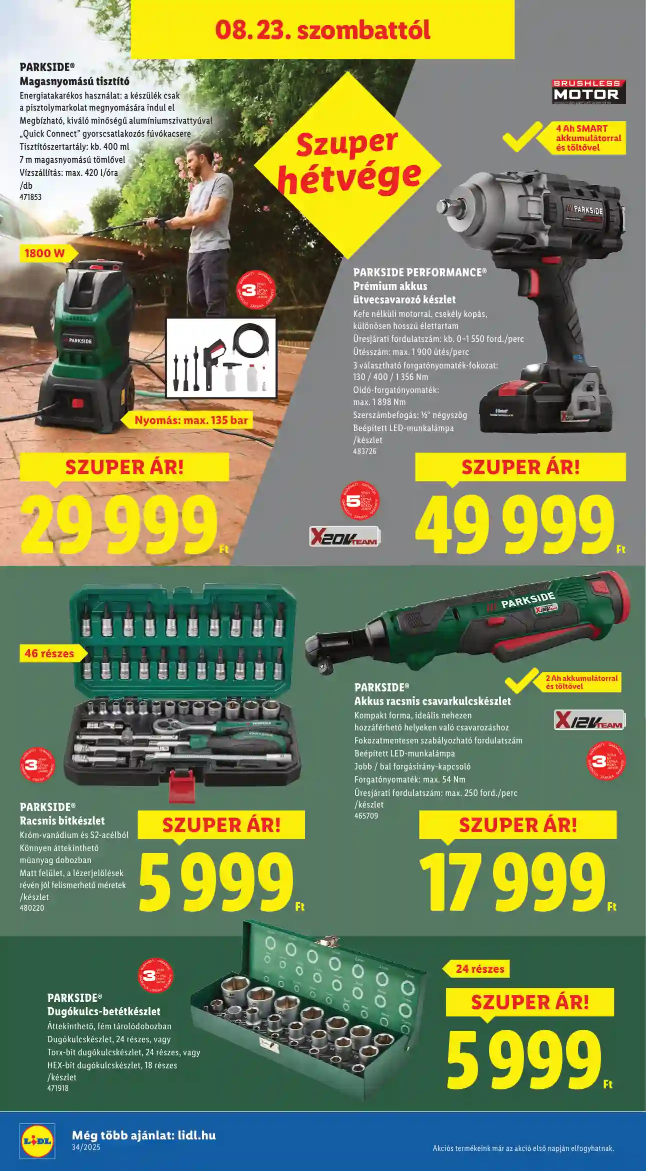 Lidl akciós újság 34. hét (Érvényes 08.21-től) (4 oldal)