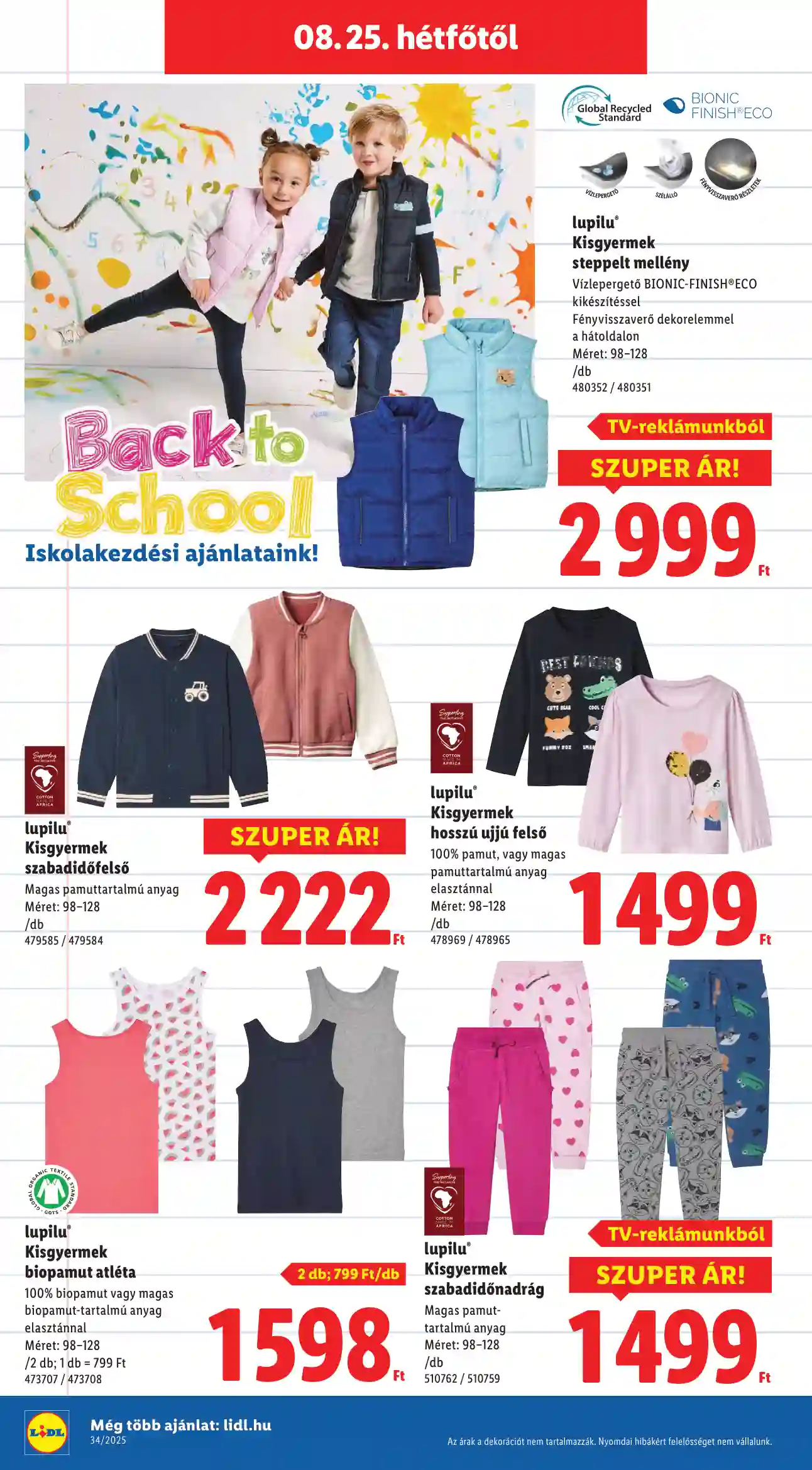 Lidl akciós újság 34. hét (Érvényes 08.21-től) (6 oldal)