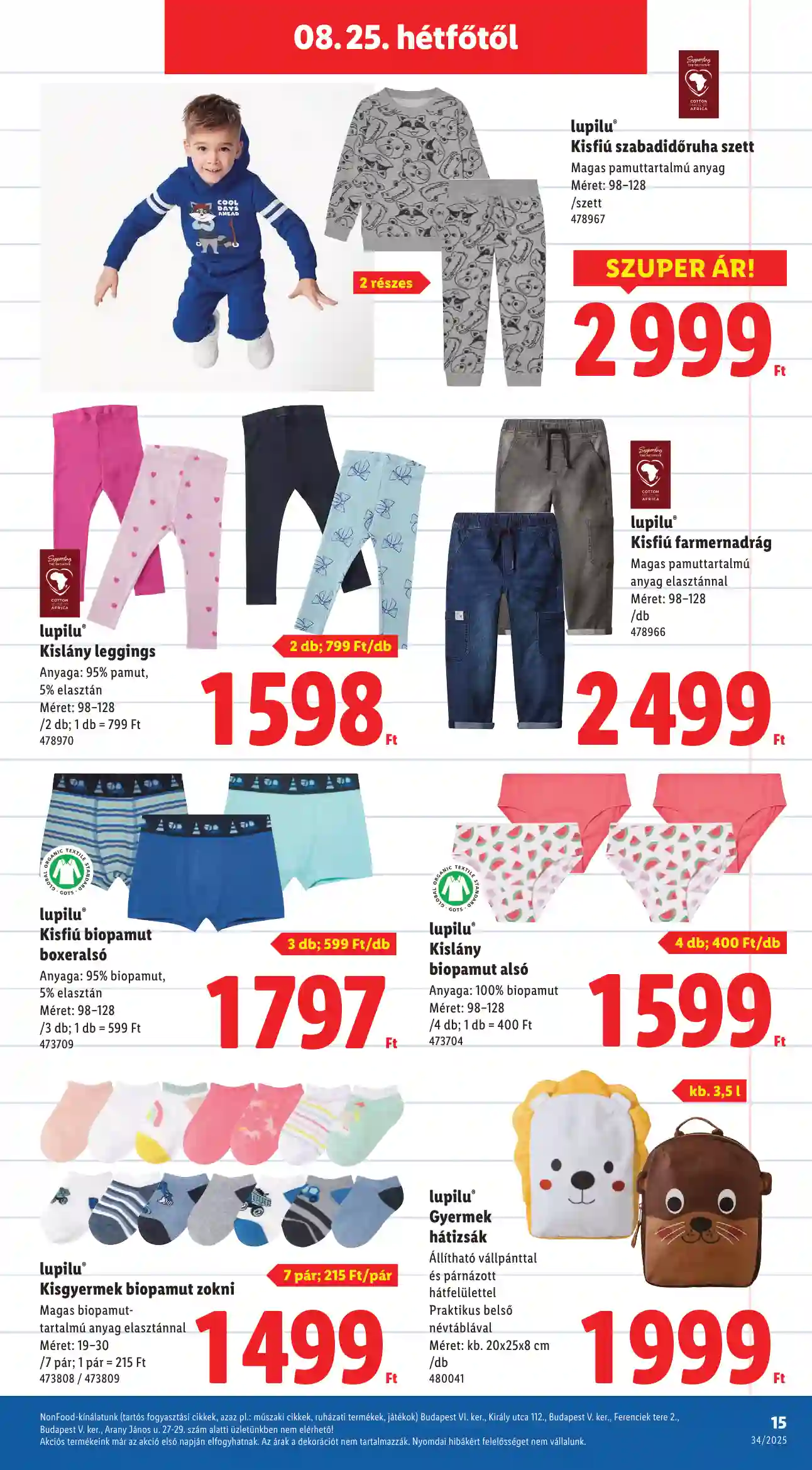 Lidl akciós újság 34. hét (Érvényes 08.21-től) (7 oldal)