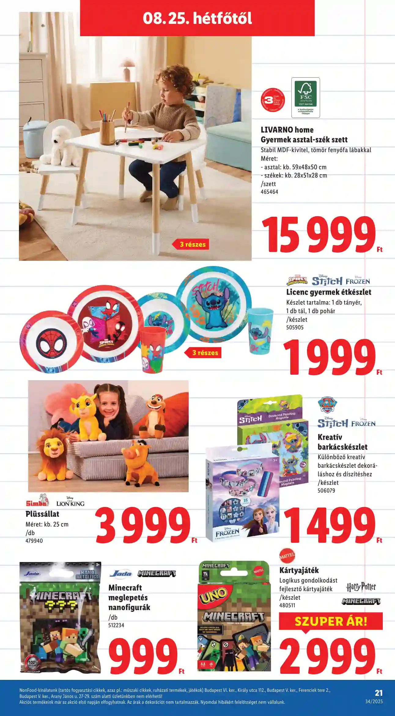 Lidl akciós újság 34. hét (Érvényes 08.21-től) (14 oldal)