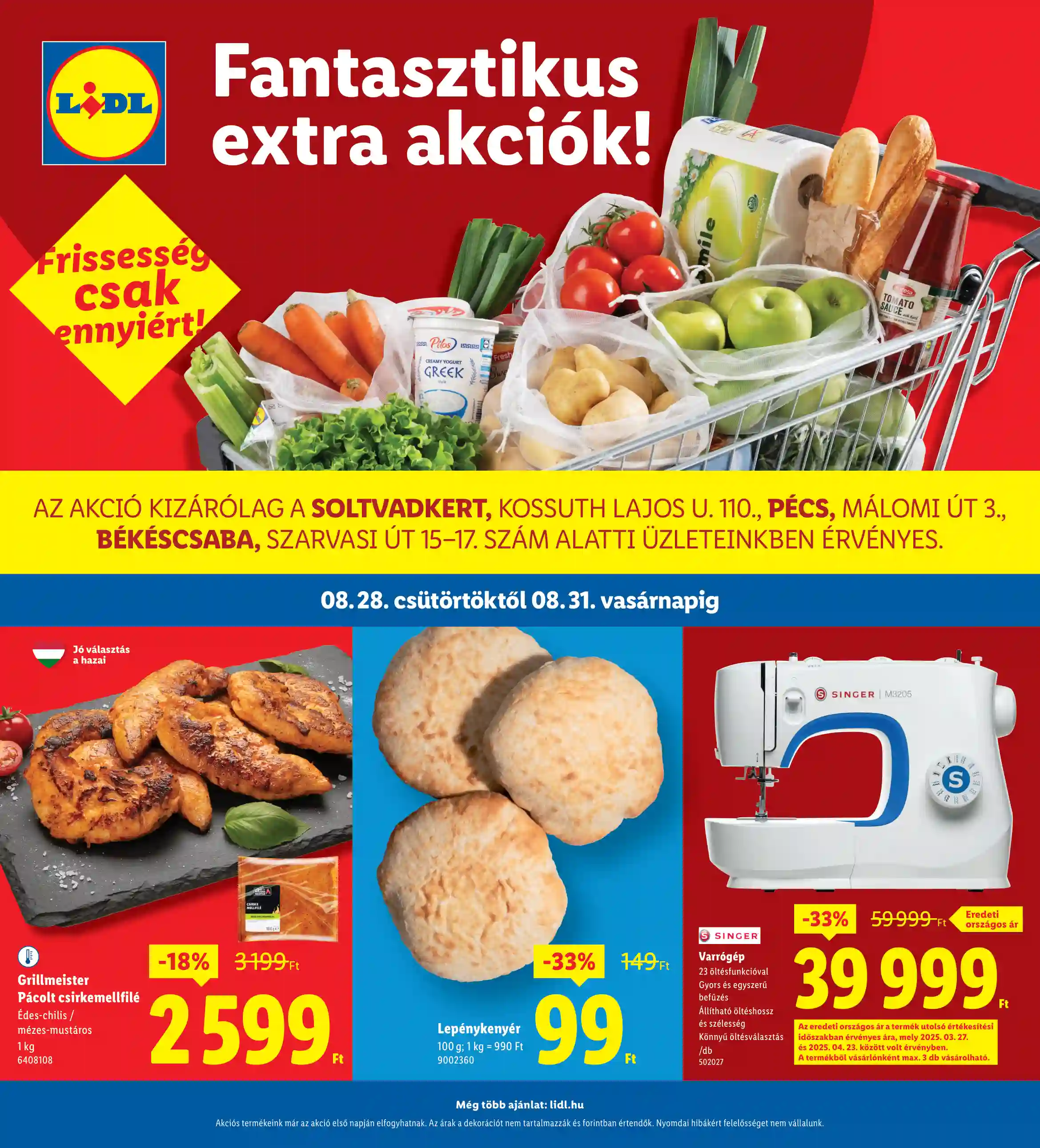 LIDL Regionális akciók 35.hét