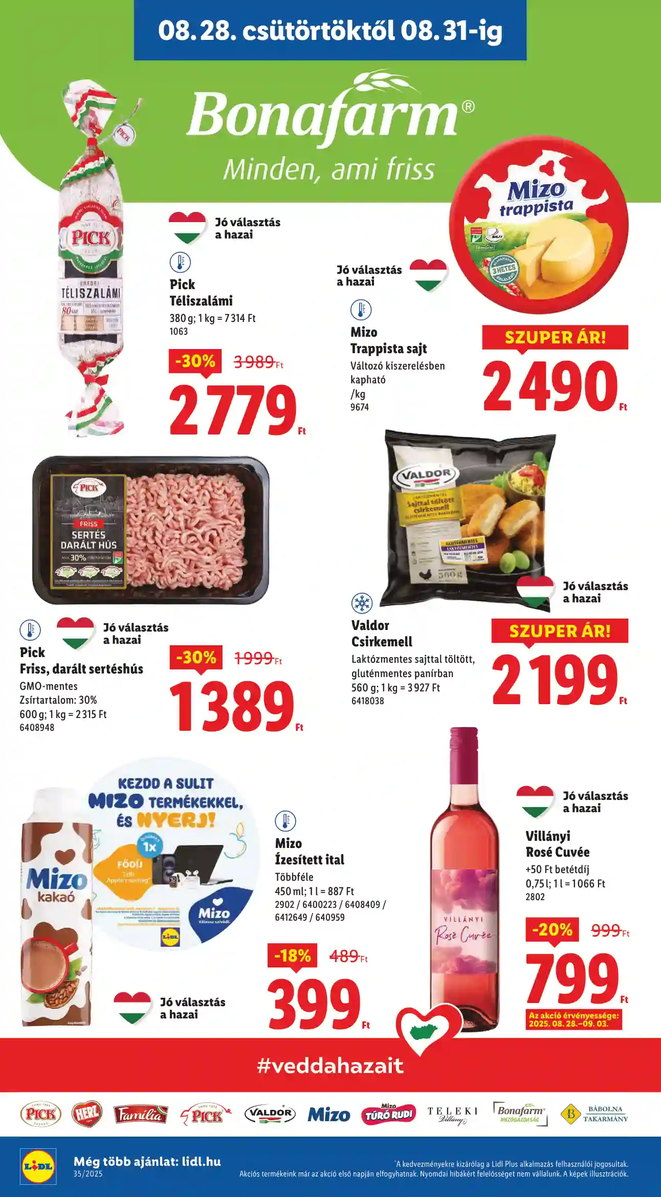 Lidl akciós újság 35. hét (Érvényes 08.28-tól) (4 oldal)
