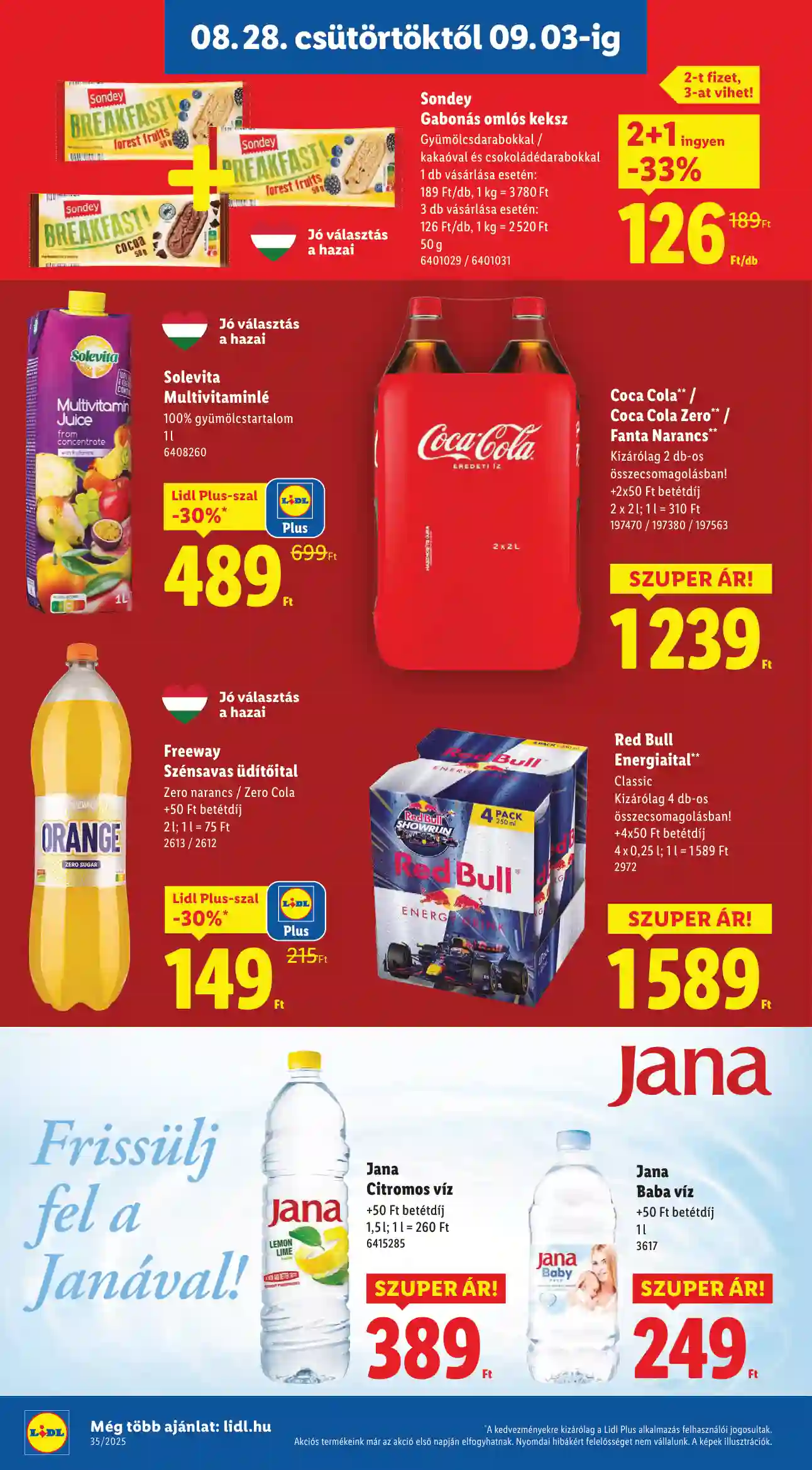 Lidl akciós újság 35. hét (Érvényes 08.28-tól) (6 oldal)