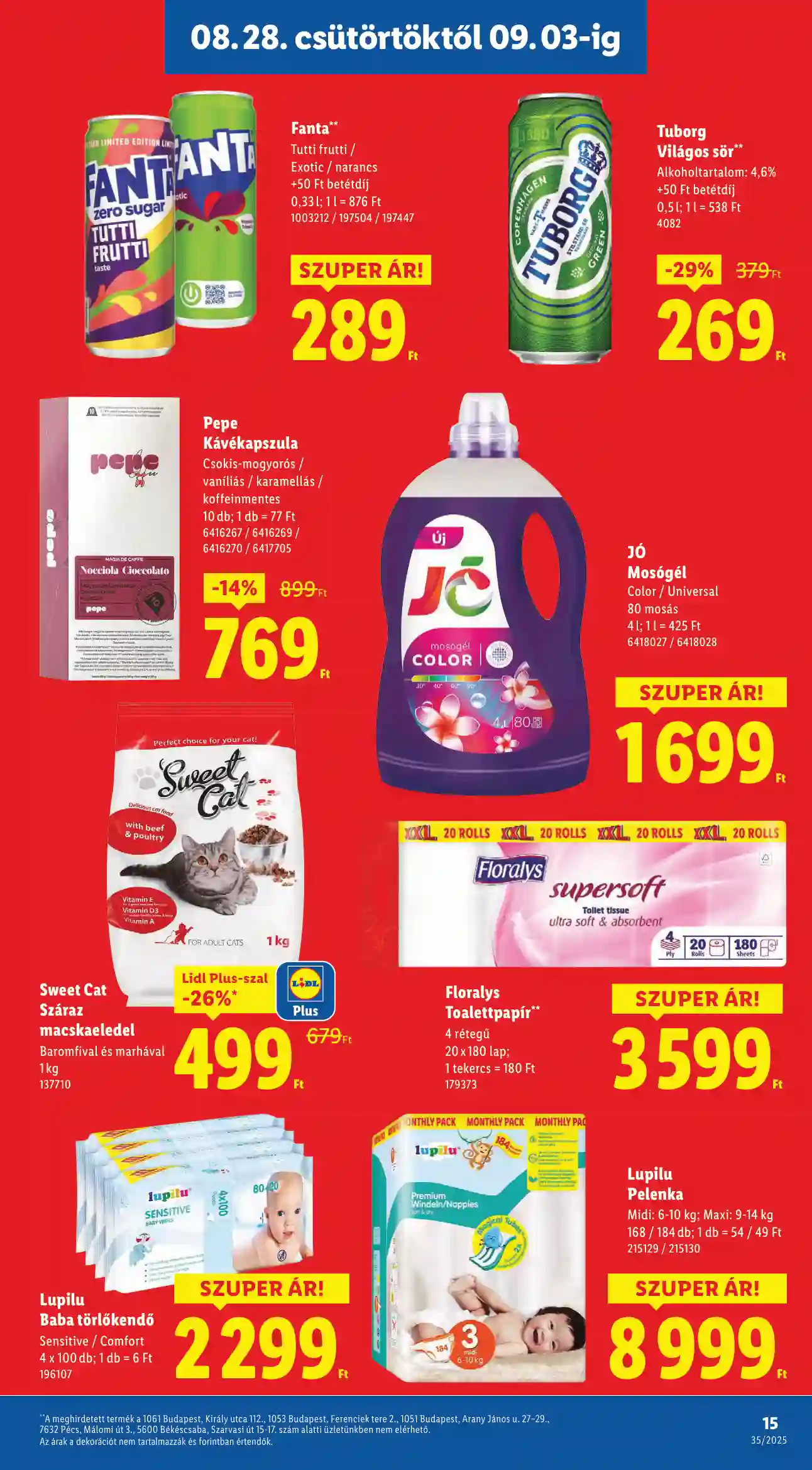 Lidl akciós újság 35. hét (Érvényes 08.28-tól) (7 oldal)