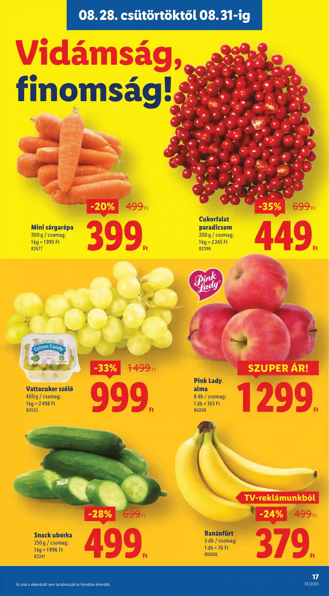 Lidl akciós újság 35. hét (Érvényes 08.28-tól) (9 oldal)
