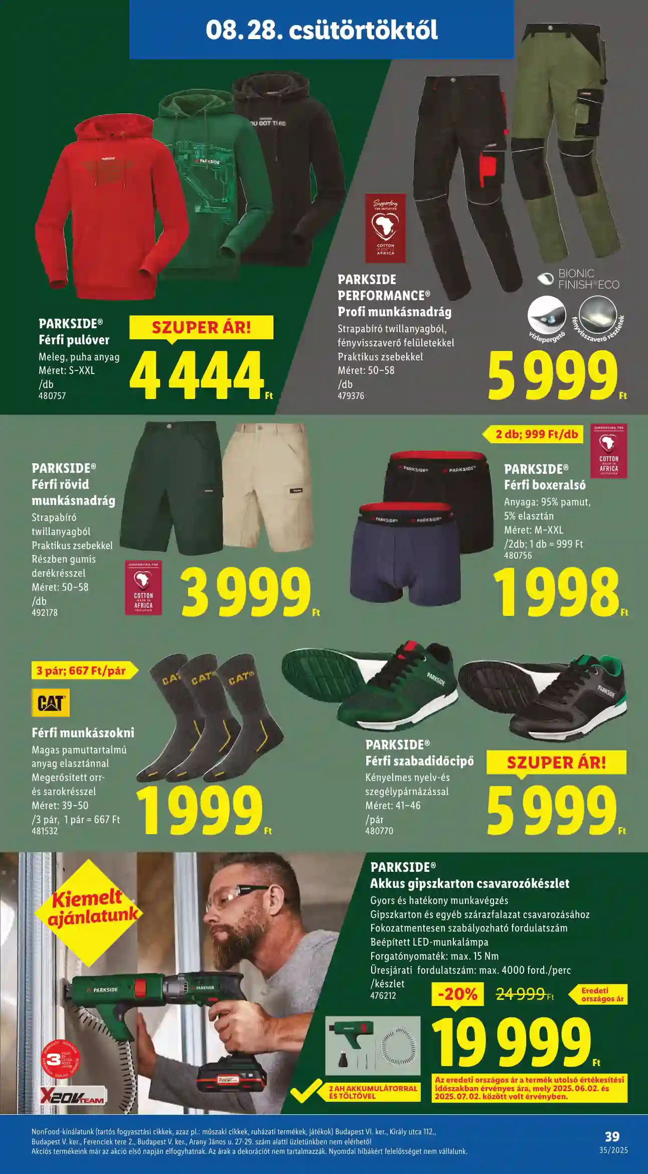 Lidl akciós újság 35. hét (Érvényes 08.28-tól) (33 oldal)