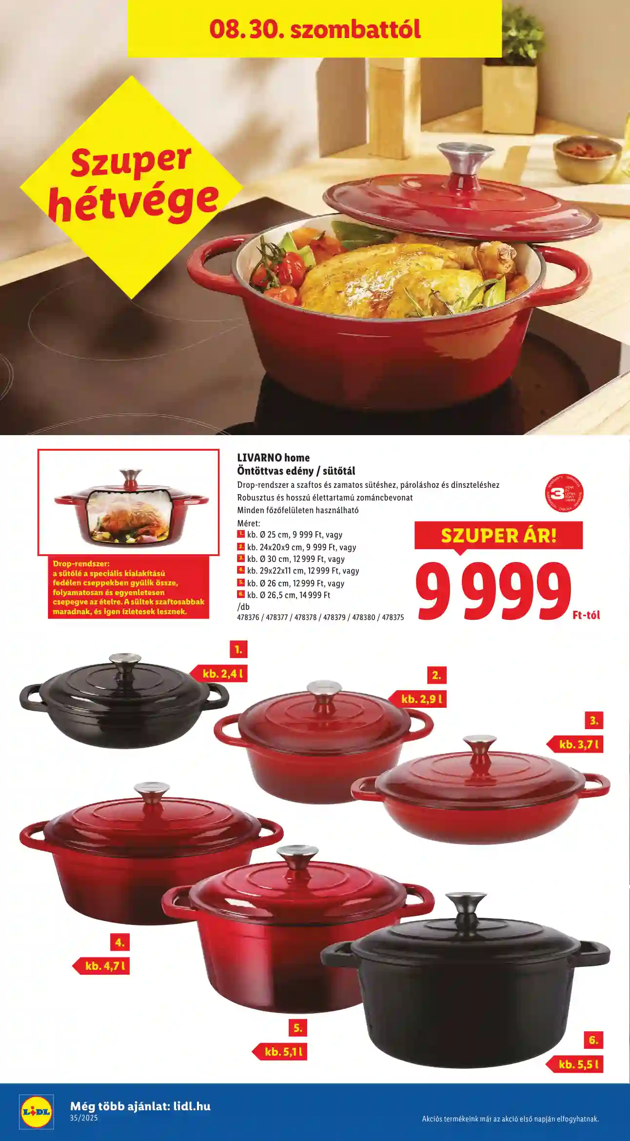 Lidl akciós újság 35. hét (Érvényes 08.28-tól) (43 oldal)