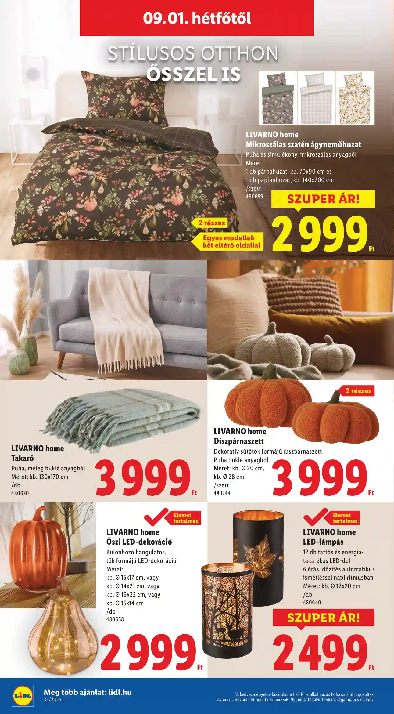 Lidl akciós újság 35. hét (Érvényes 08.28-tól) (45 oldal)