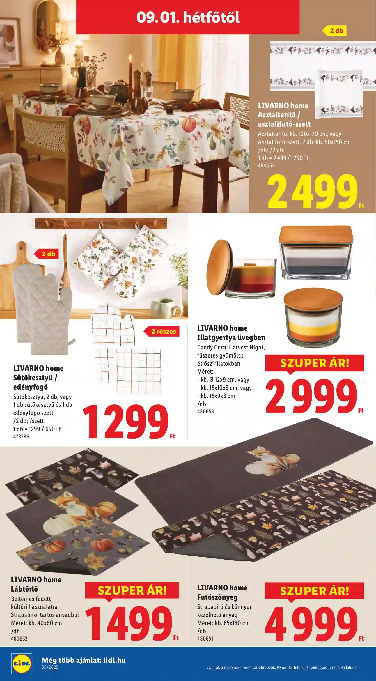 Lidl akciós újság 35. hét (Érvényes 08.28-tól) (48 oldal)