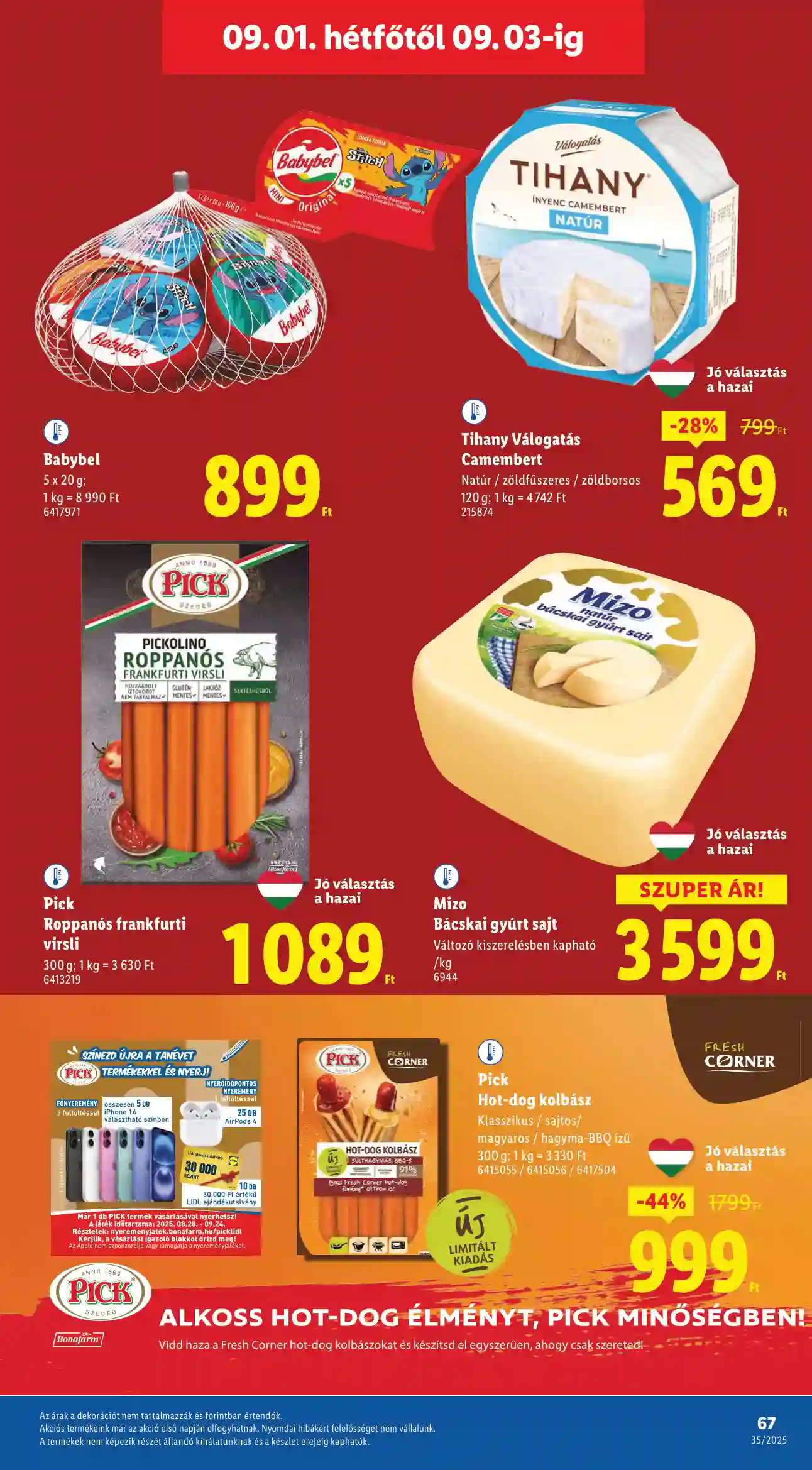 Lidl akciós újság 35. hét (Érvényes 08.28-tól) (64 oldal)