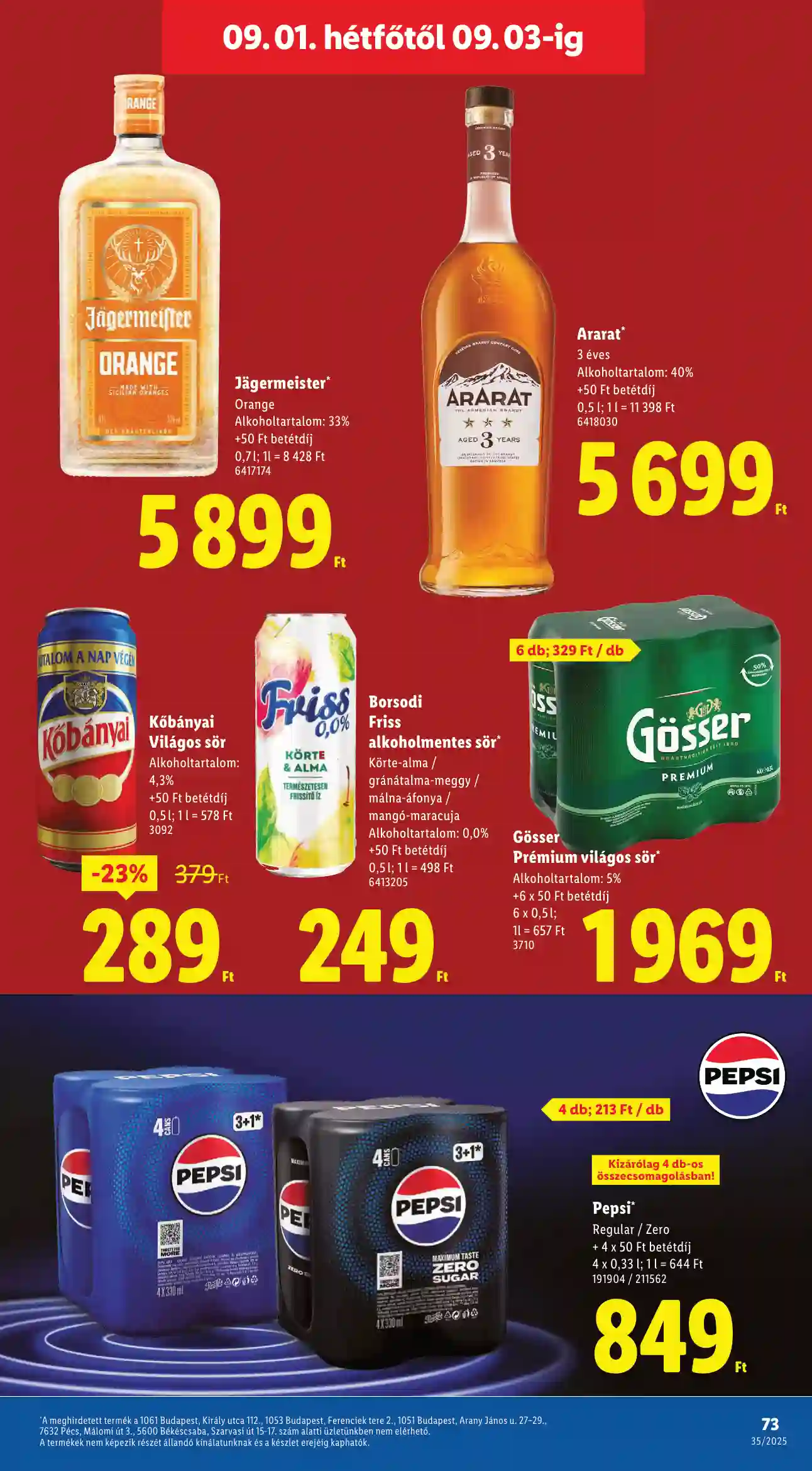 Lidl akciós újság 35. hét (Érvényes 08.28-tól) (71 oldal)