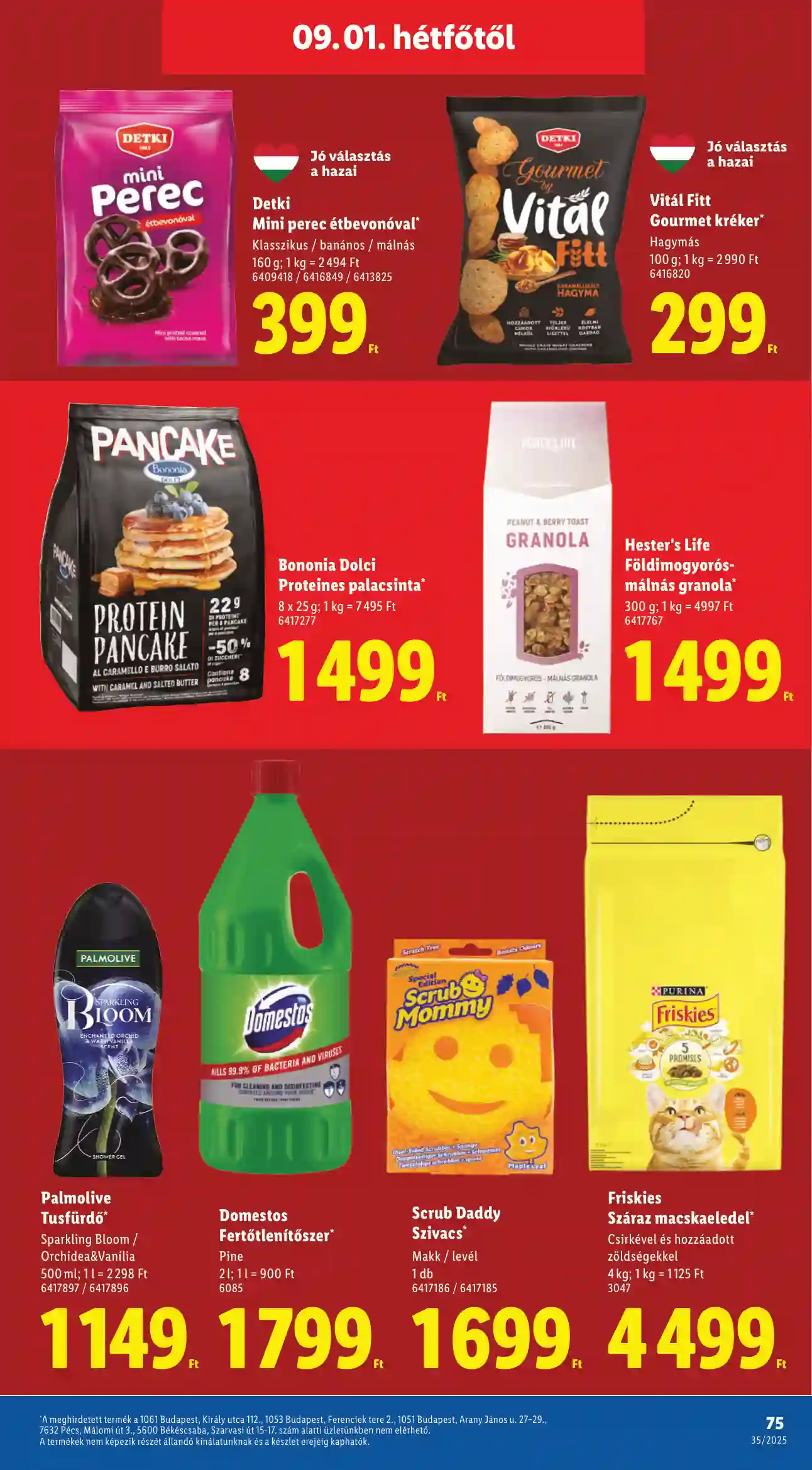Lidl akciós újság 35. hét (Érvényes 08.28-tól) (73 oldal)