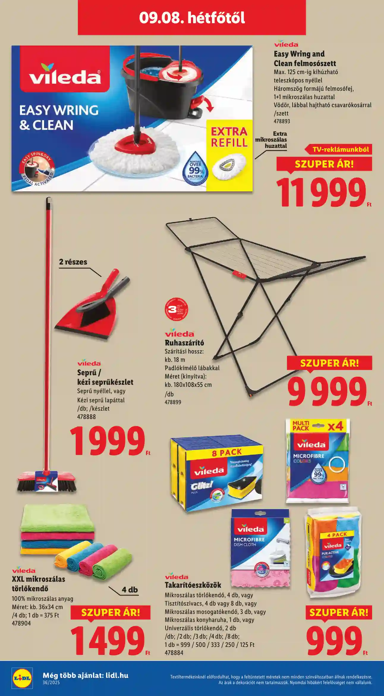 Lidl akciós újság 36. hét (Érvényes 09.04-től) (10 oldal)